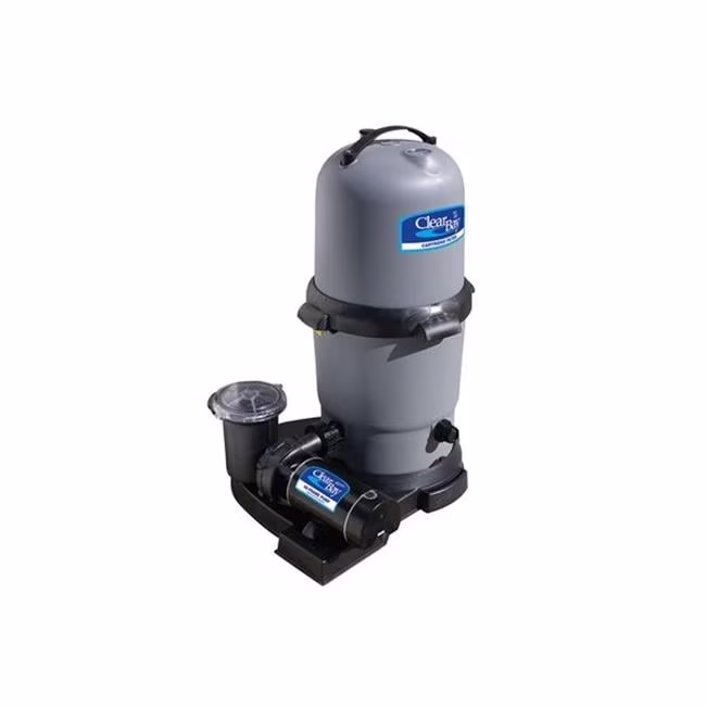 Waterway 52051476S ClearWater Cartridge Filter System with 1.5HP Pump �C 100 sq ft, Multicolor