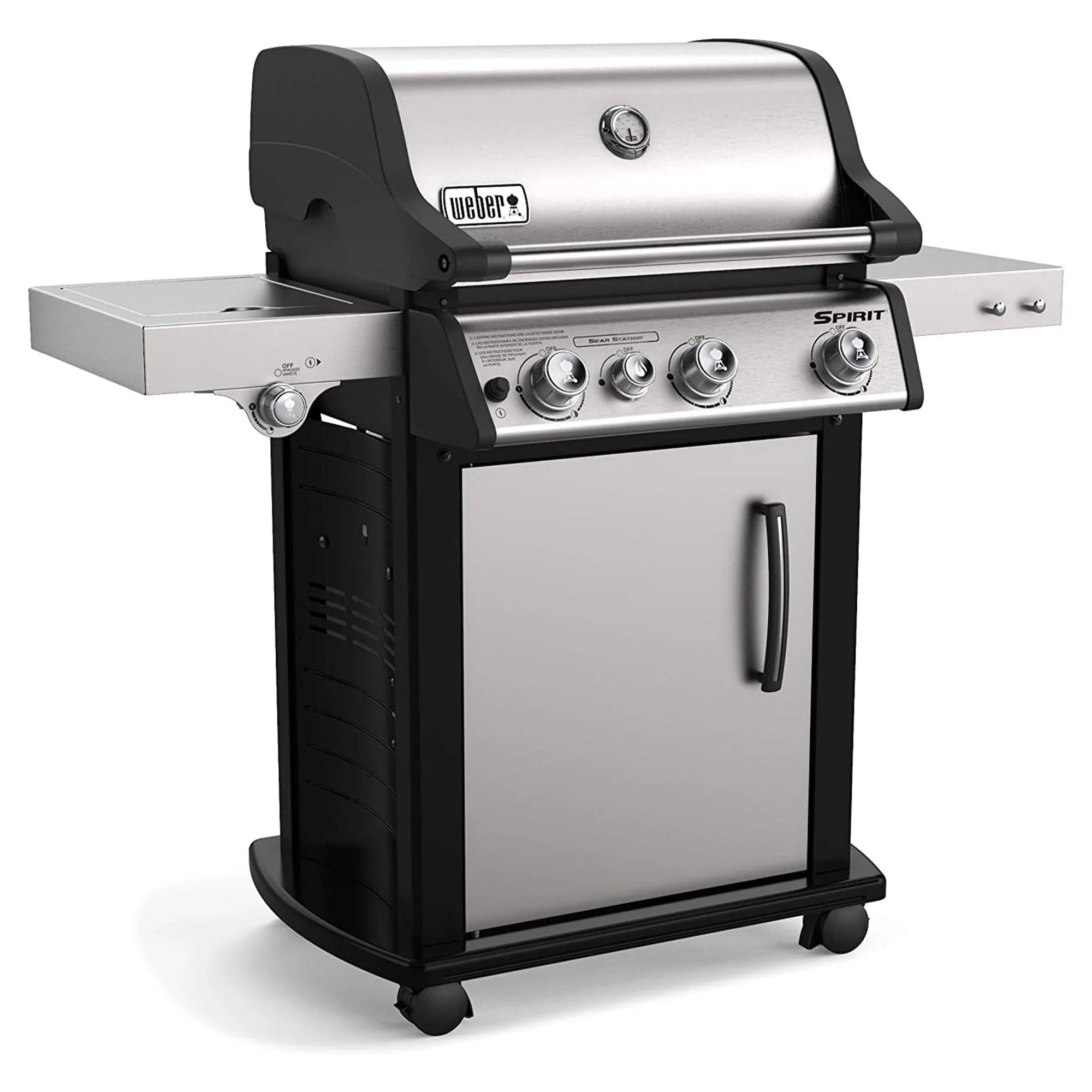 Weber Spirit SP-335 Stainless Steel 3 Burner Liquid Propane Gas Grill