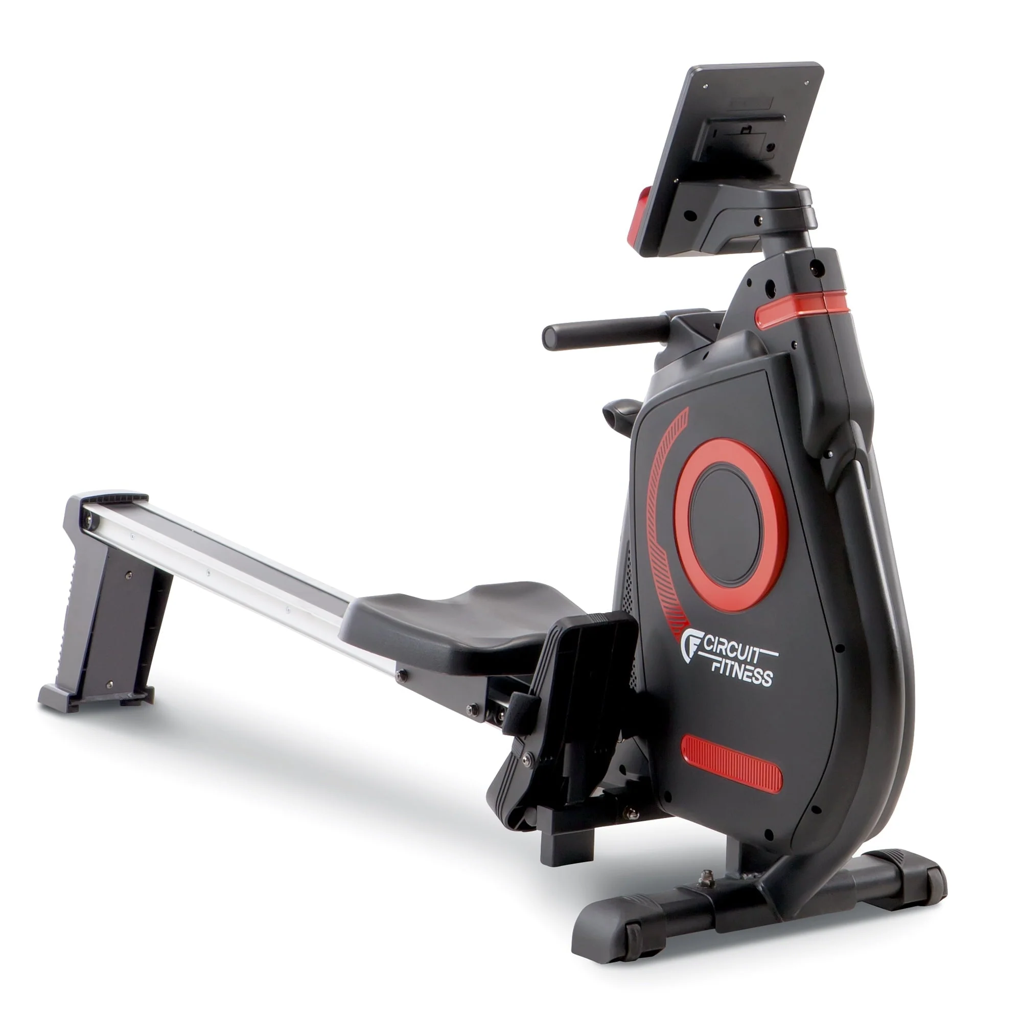 CIRCUIT FITNESS Deluxe Foldable Magnetic Rowing Machine with 8 Resistance Settings AMZ-979RW