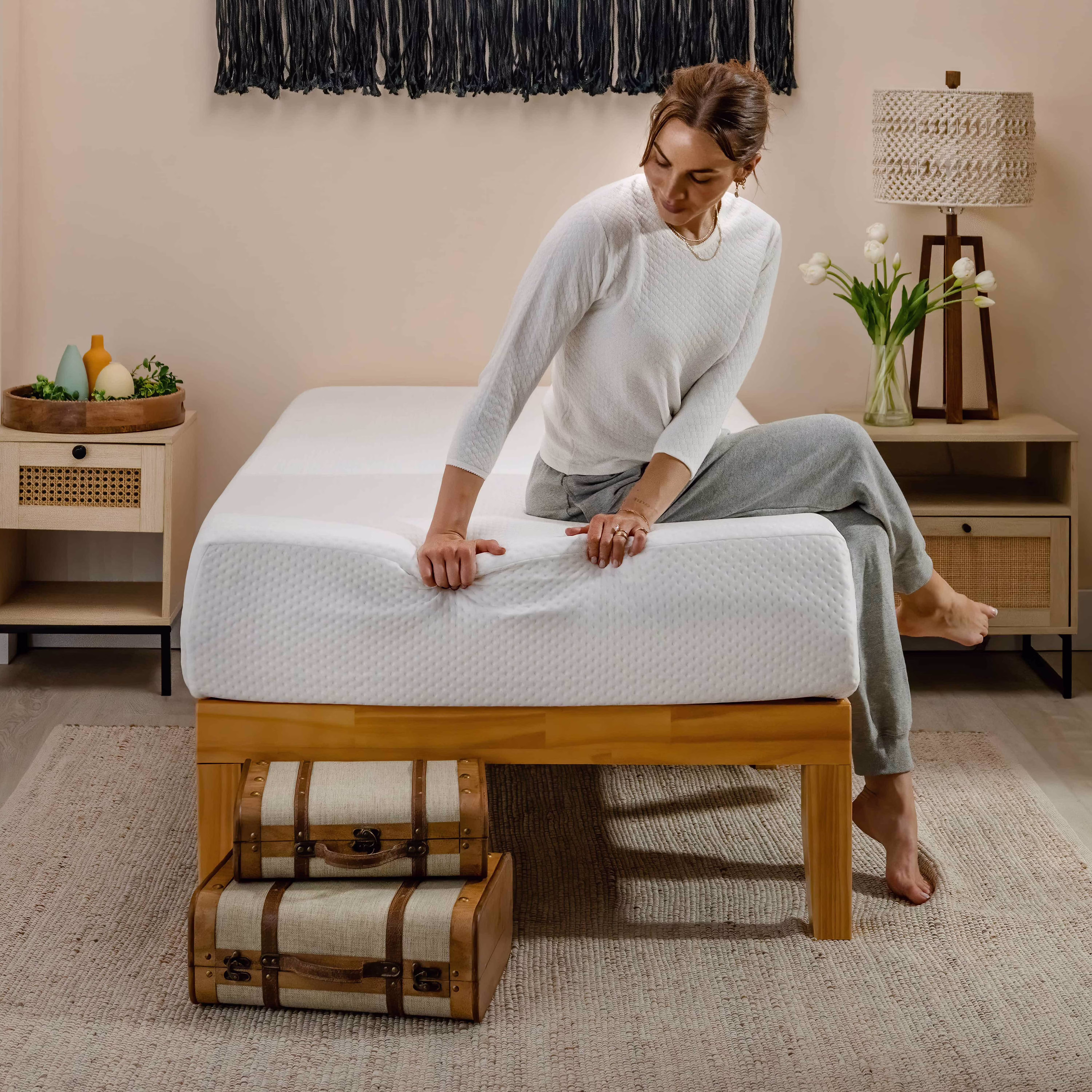 Virtu 10" Memory Foam Mattress Twin, Cooling Green Tea Twin Size Memory Foam Mattress In A Box
