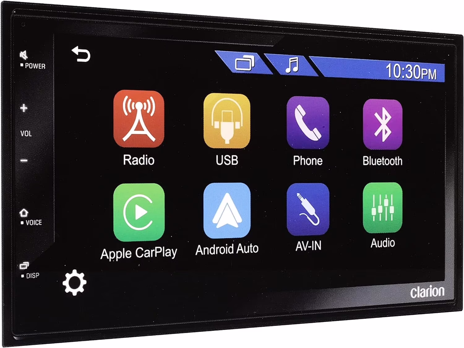 Clarion FX450 Car Stereo with Touch Screen, Apple Car Play and Android Auto, Bluetooth