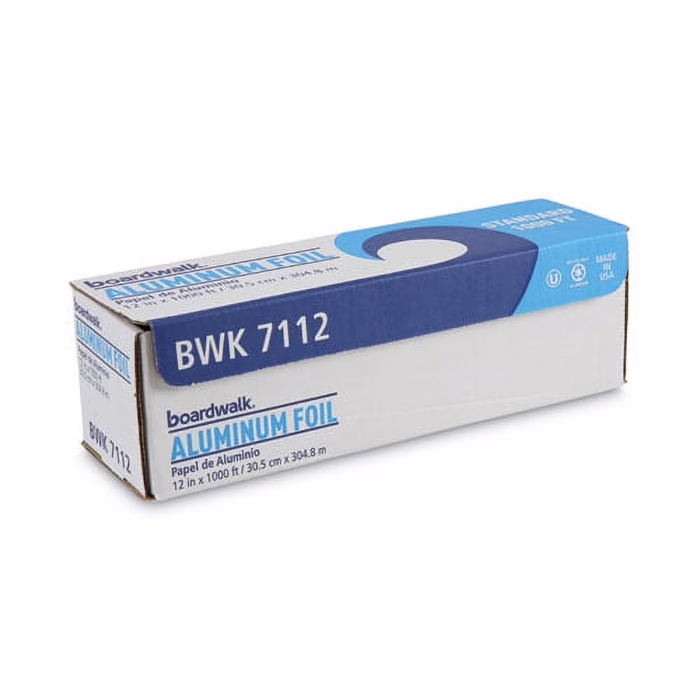 Standard Aluminum Foil Roll, 12" X 1,000 Ft | Bundle of 5 Cartons