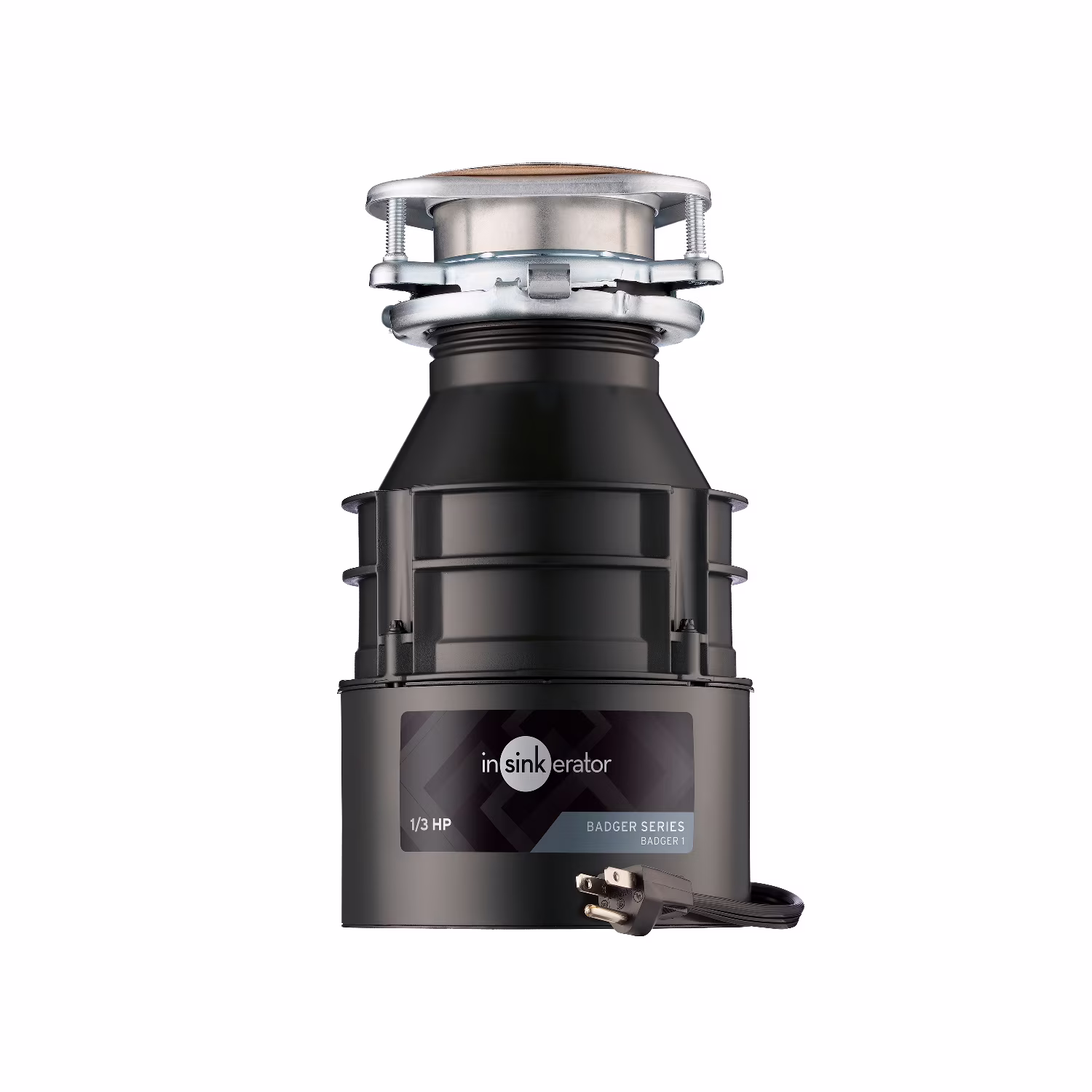 InSinkErator Badger 1 CORD 1/3 HP Continuous Feed Garbage Disposal with Power Cord