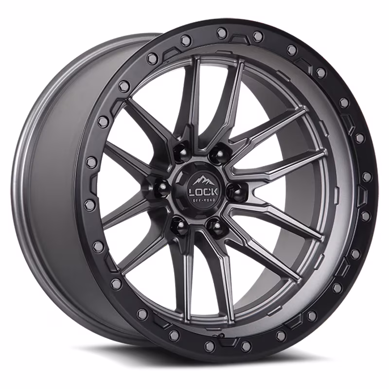 Lock Offroad Krawler Matte Gray Wheel 6x135 22x10 -18et Off Road Truck Suv Rim