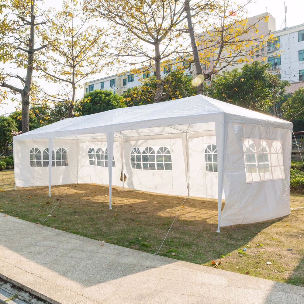 Veado 10'x30' Party Tent Wedding Commercial  Marquee Canopy W/5 Side Wall Awings