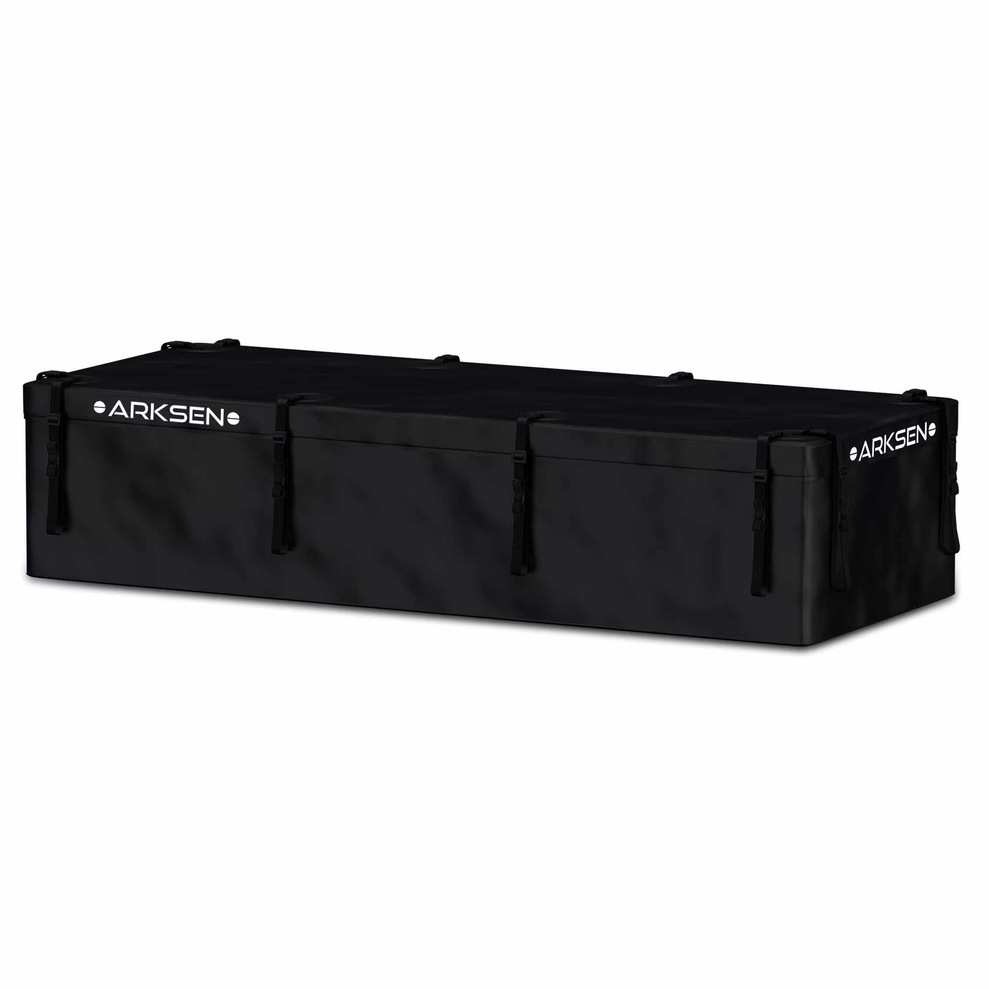Arksen 29 Cubic Feet Waterproof Roof Top Luggage Storage Bag Heavy Duty Car Carrier Rooftop Bag W/ 12 Reinforced Straps, External Anti-slip Mat, 8 Door Hooks, For All Vechicles With/Without Rack