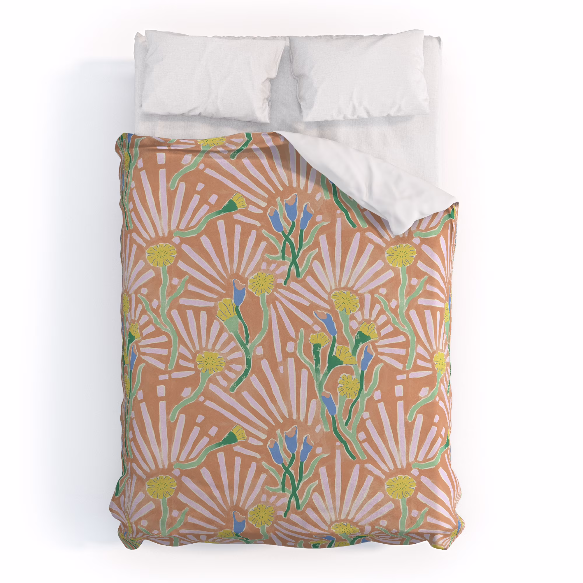 Society6 MSRYSTUDIO Garden Magic Fantasy Duvet Polyester Twin- 68" X 88"