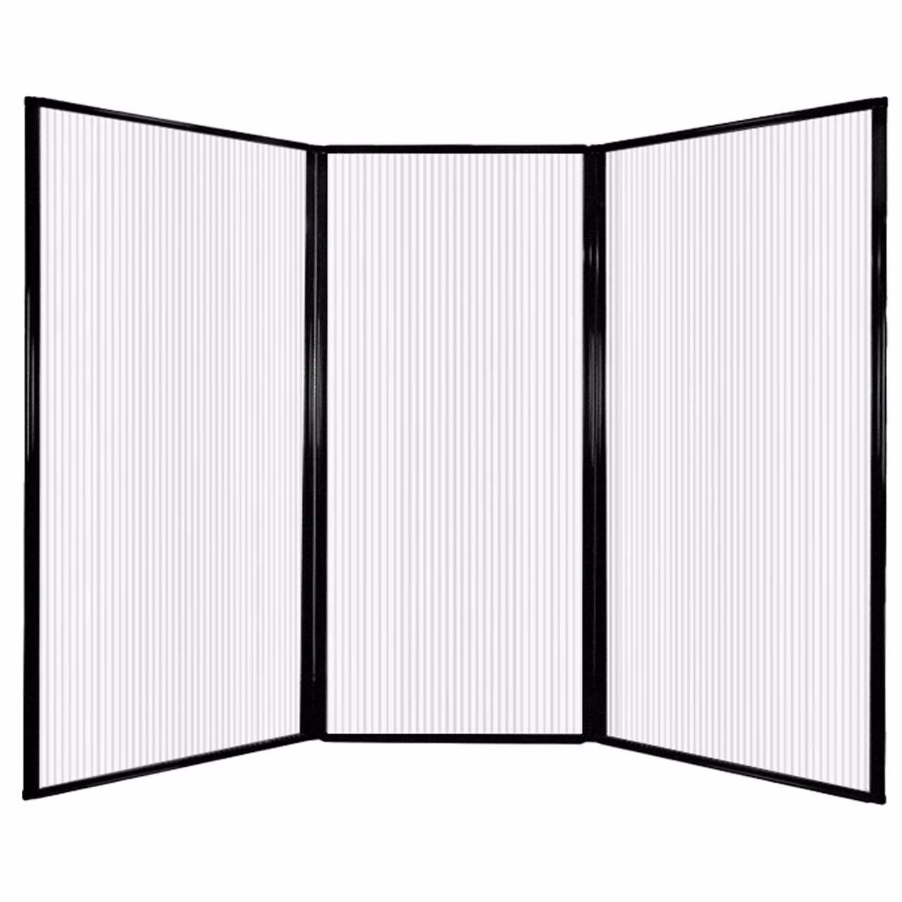 Versare Polycarbonate Privacy Screen Folding Panel | 3 Panels | 7'6" Wide x 5'10" Tall Opal
