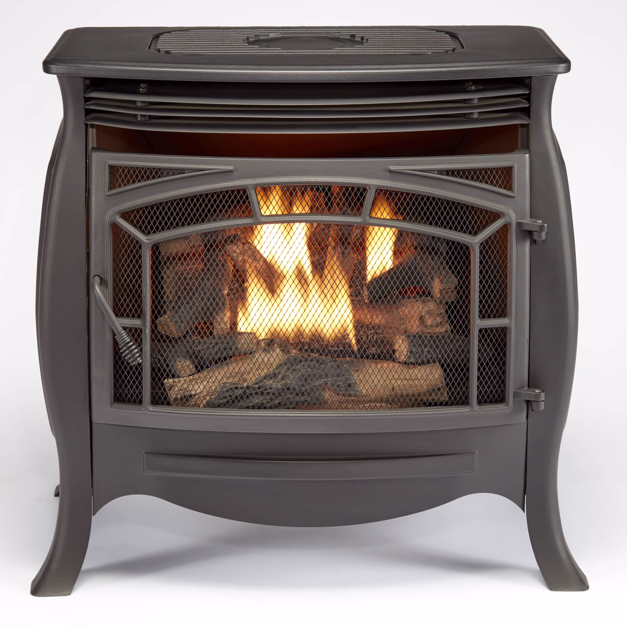 Duluth Forge Dual Fuel V/F Gas Stove -26,000 BTU, Remote Control, Matte Black Finish-Model#FDSR25