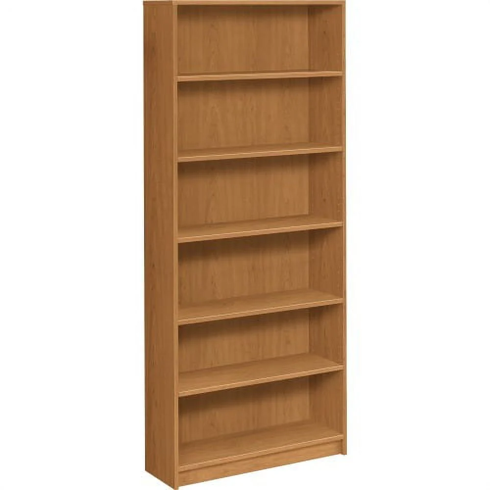 HON 1870 Series 6-Shelf Bookcase, 36 84" Height x 36" Width x 11.5" Depth - Recycled - Harvest - Particleboard - 1Each