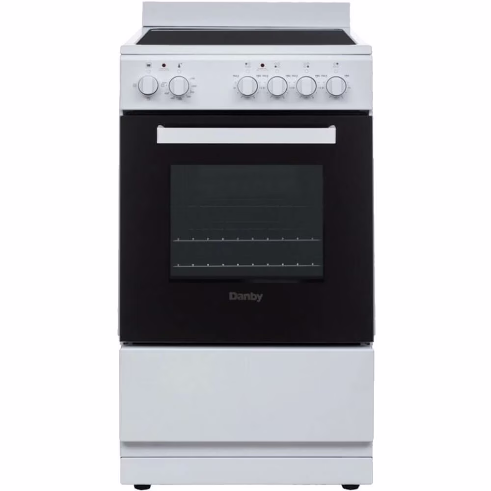 Danby DER20V1W 2.05 Cu. Ft. White Freestanding Electric Range