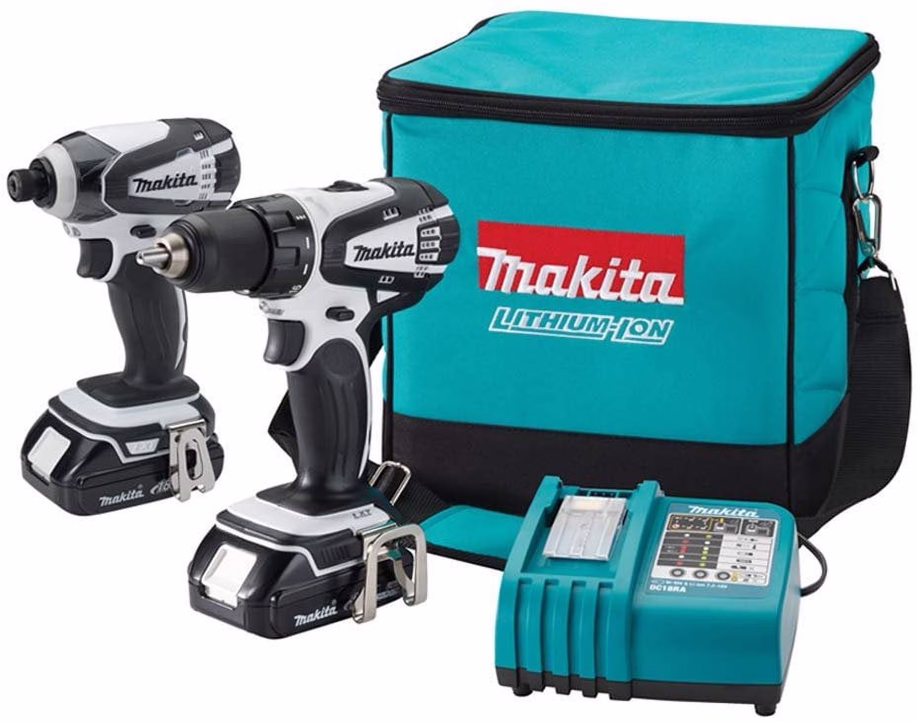 Makita LCT200W 18-Volt Compact Lithium-Ion Cordless Combo Kit, 2-Piece Discontinued by Manufacturer