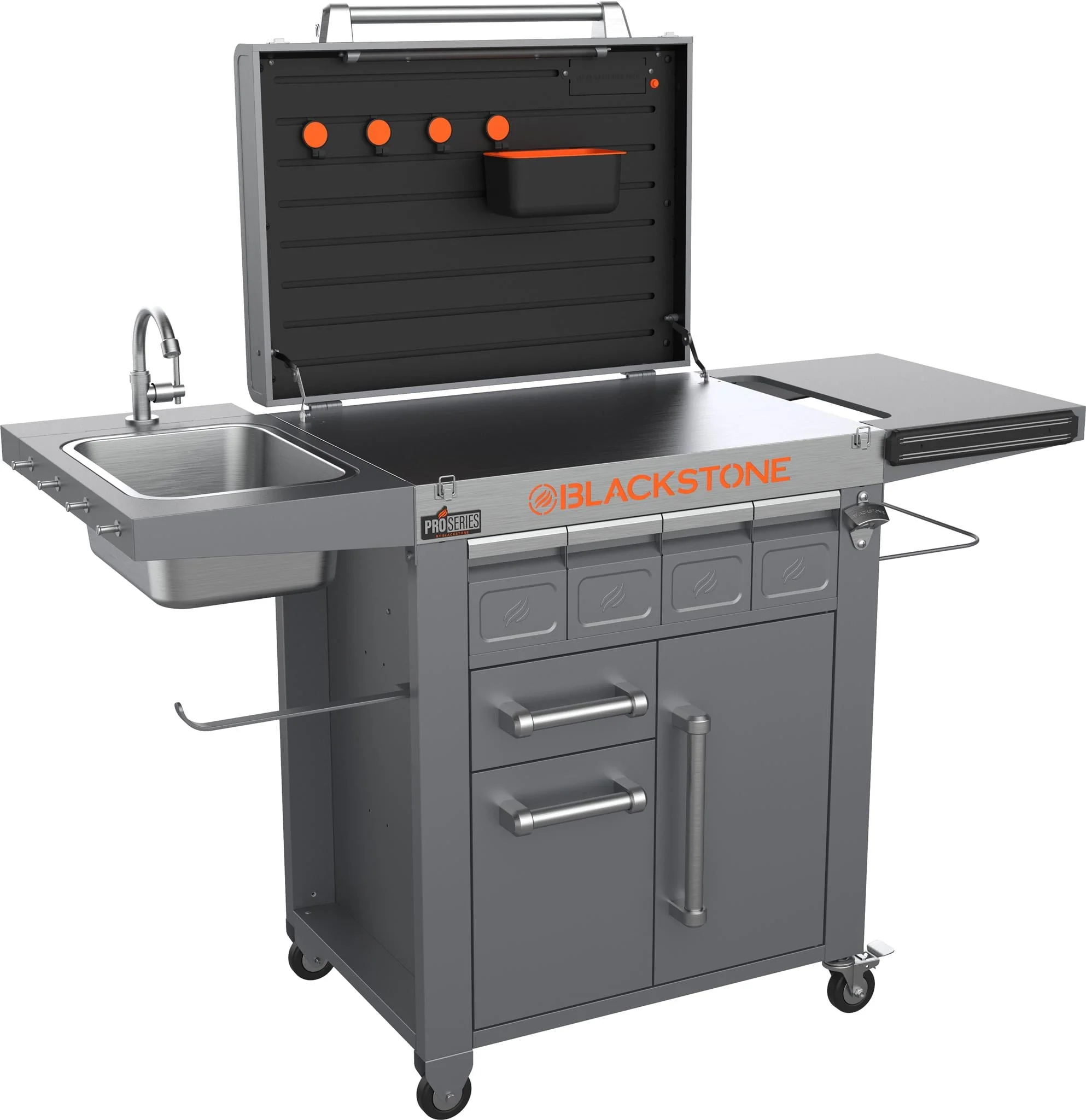 Blackstone ProSeries Prep, Serve, and Store Cart with Hood