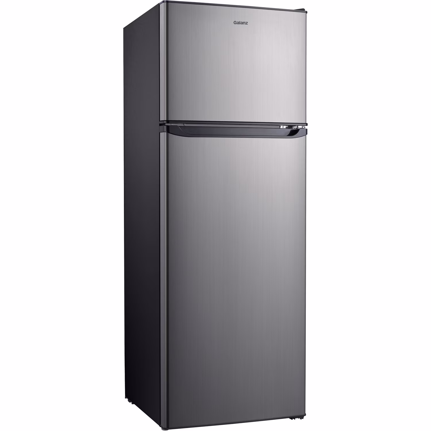 Galanz 12 Cu Ft Top Freezer Refrigerator, Frost Free, Stainless Look