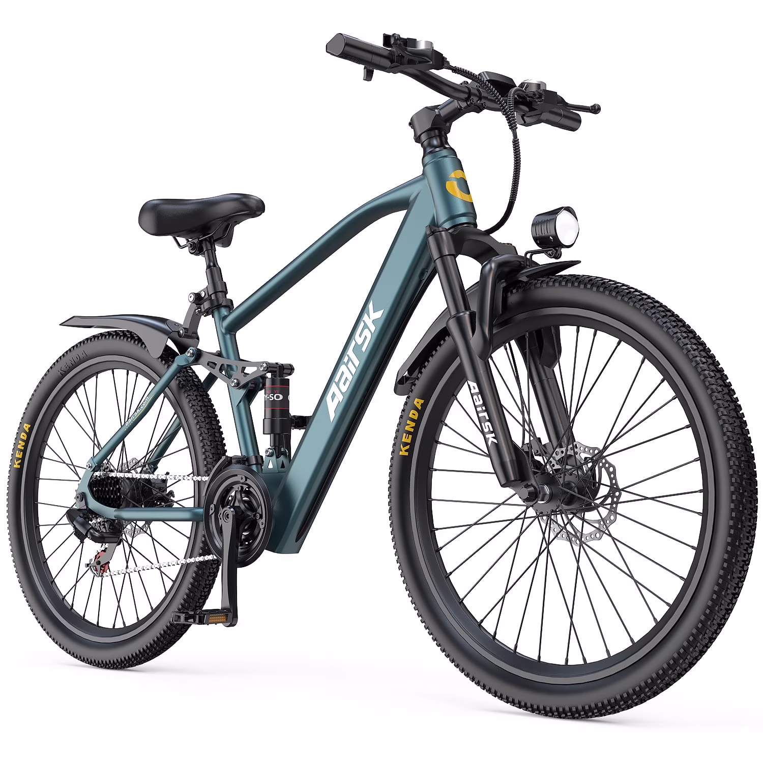 Aairsk 24'' Electric Bike for Adults, 400W E-bicycle, Top Speed 25MPH, 36V 13AH Battery, City Mountain Ebike