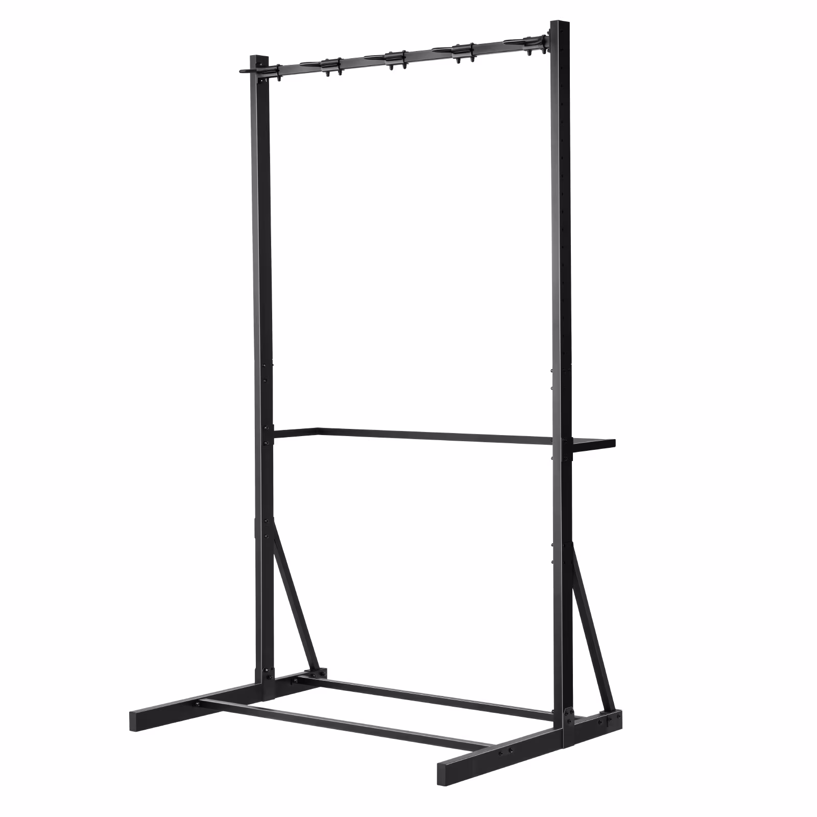 KFFKFF Freestanding Bike Rack, 300LBS/136KG Capacity for 5 Bikes, Vertical Bicycle Storage Stand Made of Carbon Steel for Home, Garage, Yard, Living Room, Indoor/Outdoor Use