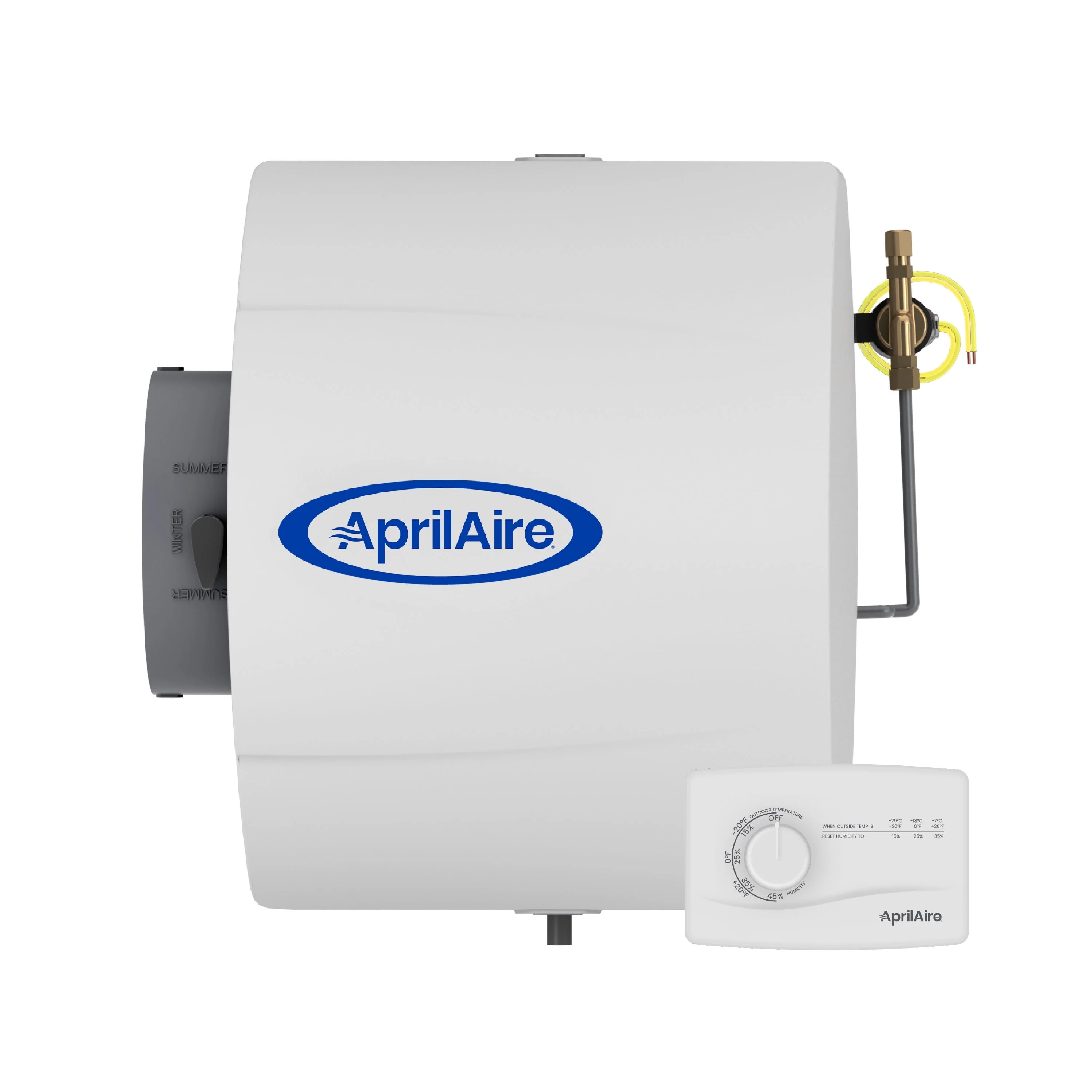 AprilAire 600M Whole-House Humidifier - Manual - Large Capacity Water Saver Furnace Humidifier for Homes up to 4,000 Sq. Ft.