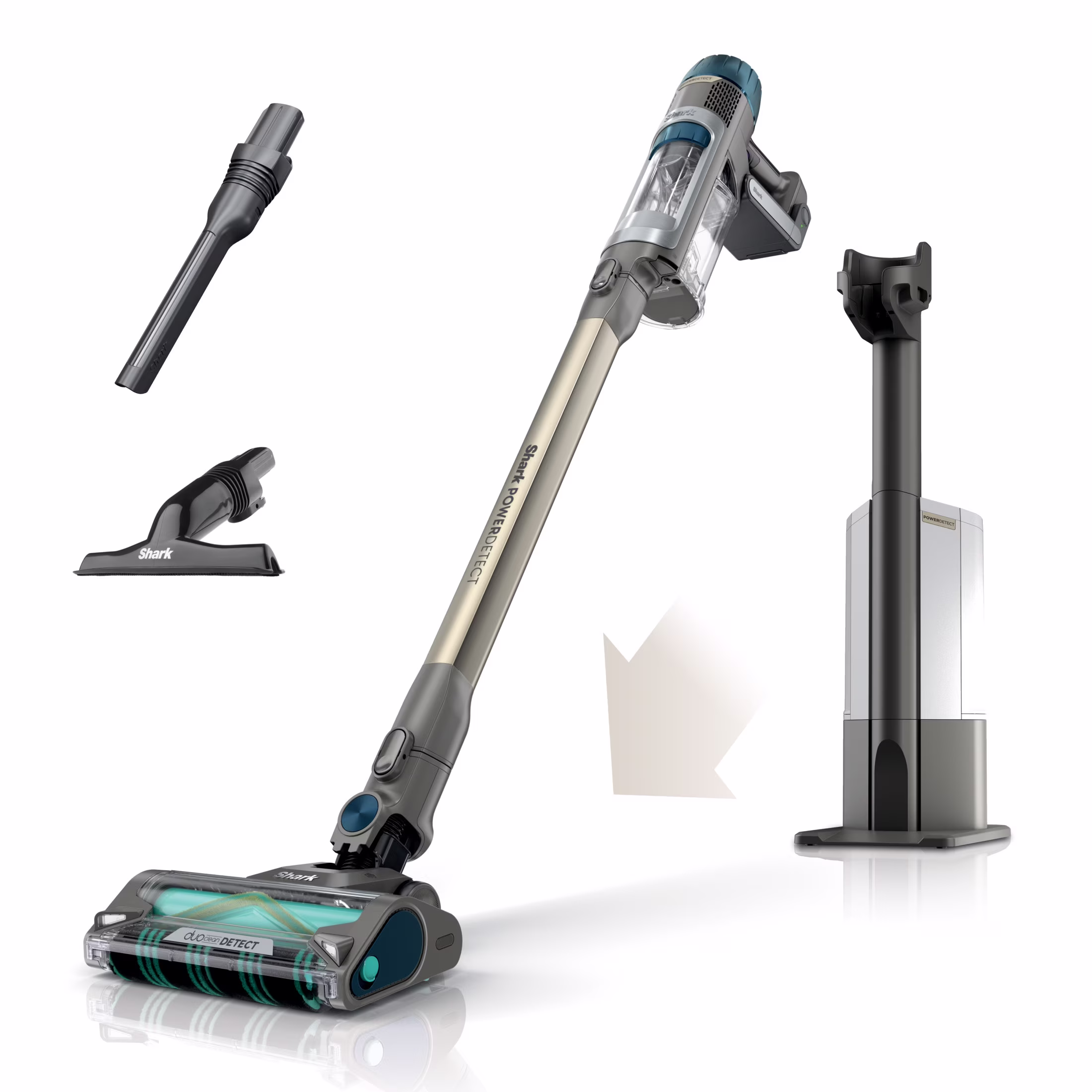 Shark PowerDetect Clean & Empty Cordless Stick Vacuum & Auto-Empty System, Powerful Suction, HEPA Filtration, Carpet & Hard Floor, Portable, IP3150