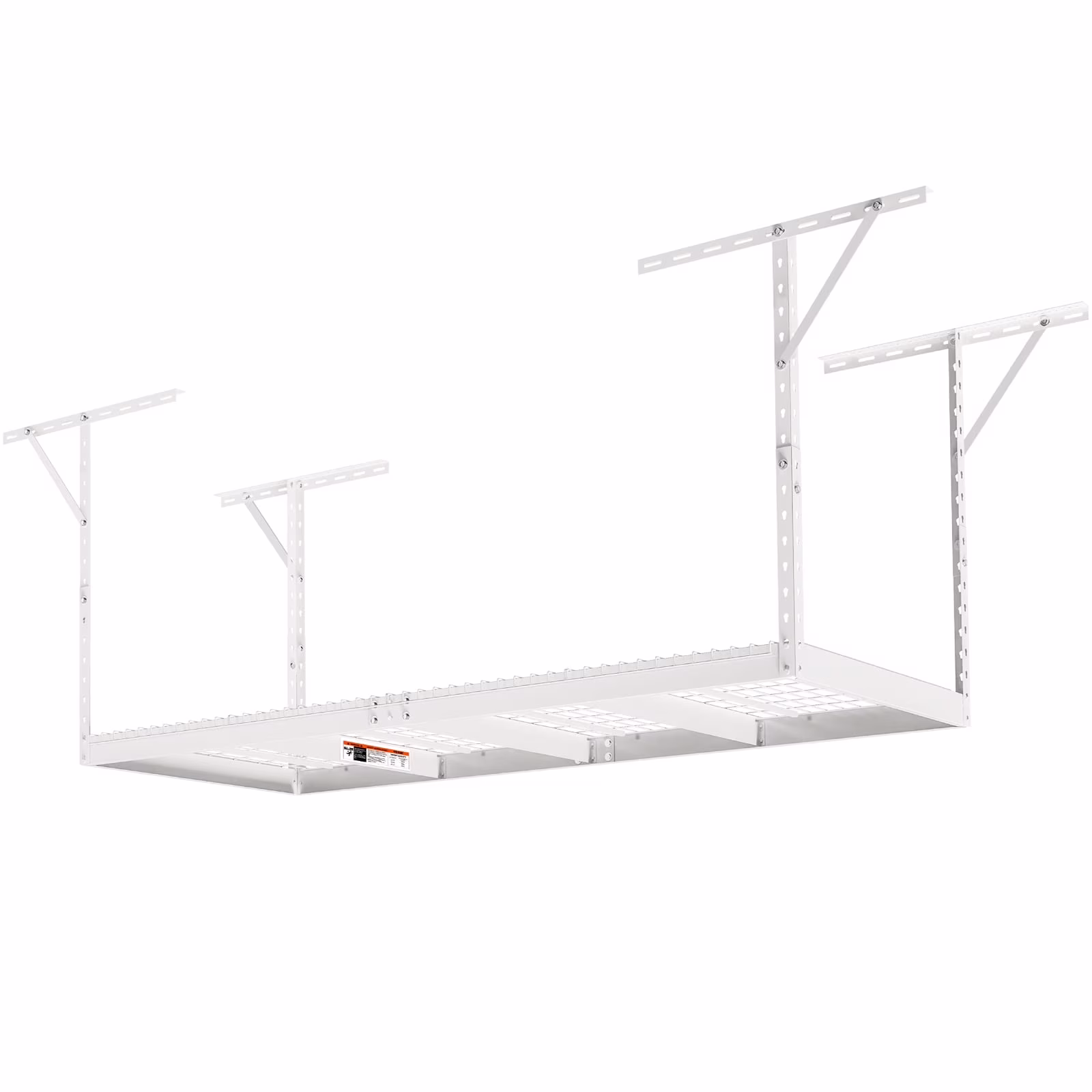 KFFKFF Overhead Adjustable Garage Storage Rack 36x96" Ceiling Rack 600lb White