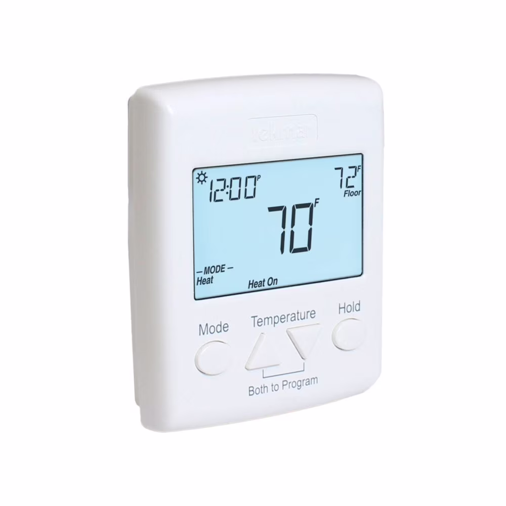 Tekmar 521 Programmable Thermostat with Two Stage Heat or Heat-Cool Modes