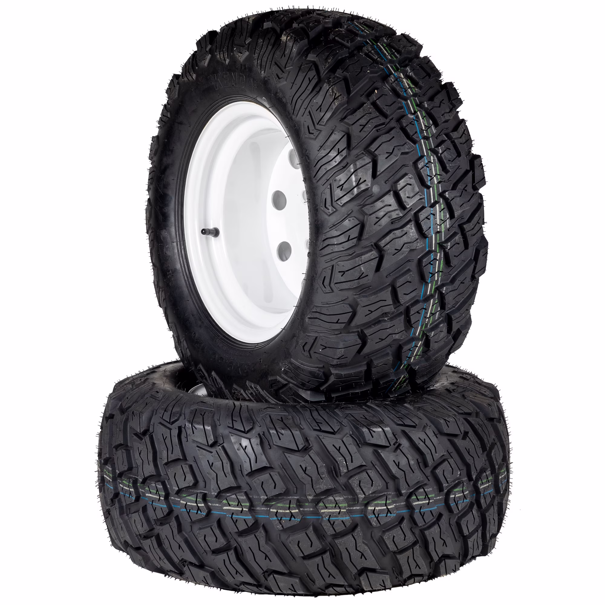 8TEN Wheel and Tire 23x9.5-12 Lawn Mower Tractor Golf Cart Turf Equipment 2 Pack 810-CWH-2224L