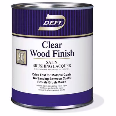 Deft DFT017-04 Clear Satin Wood Finish, Pack Of 4