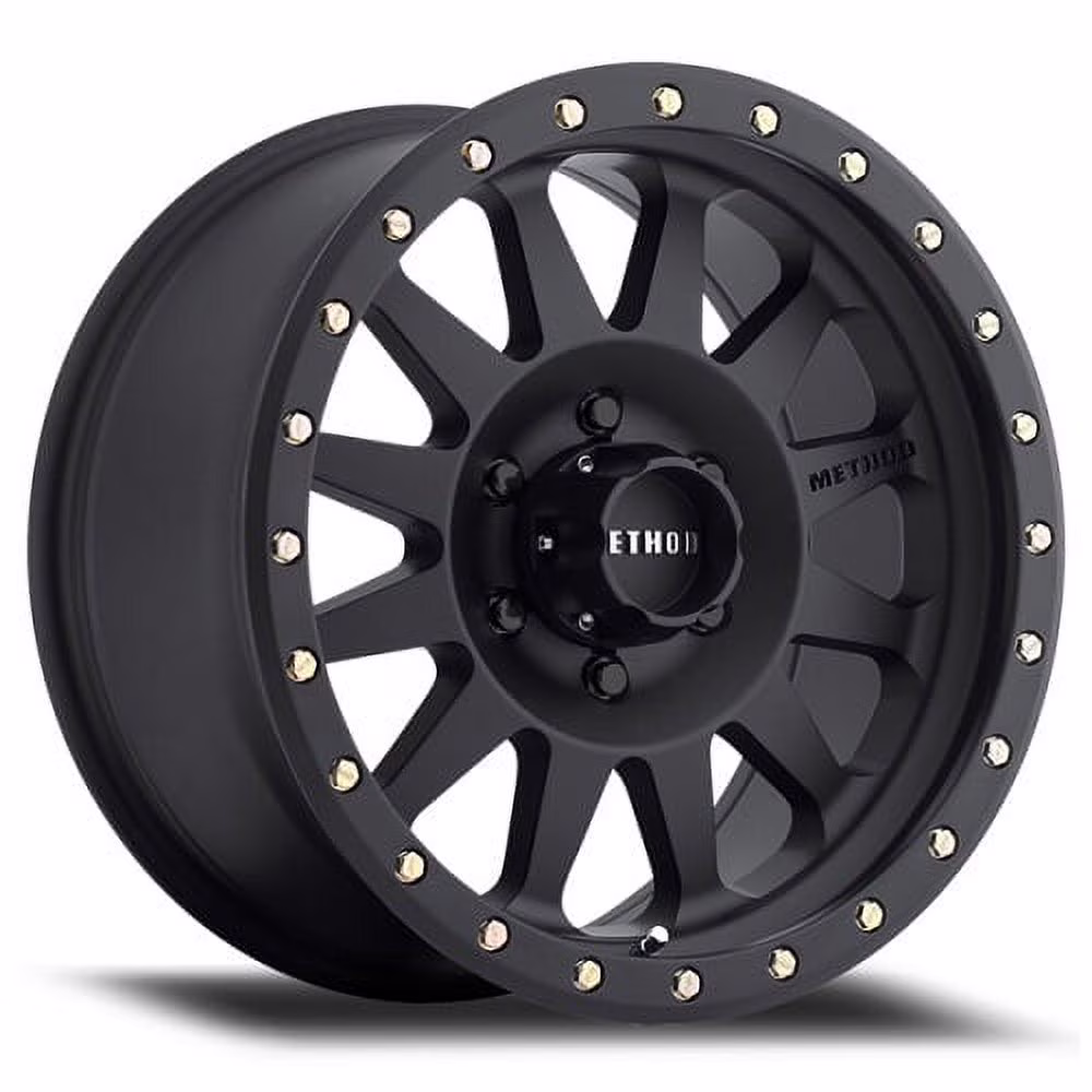 Method Race Wheels MR304 Double Standard 15x8 5x114.3 -24et 83mm Matte Black Wheel Fits select: 2006-2022 HONDA CIVIC, 1996-2015 TOYOTA TACOMA