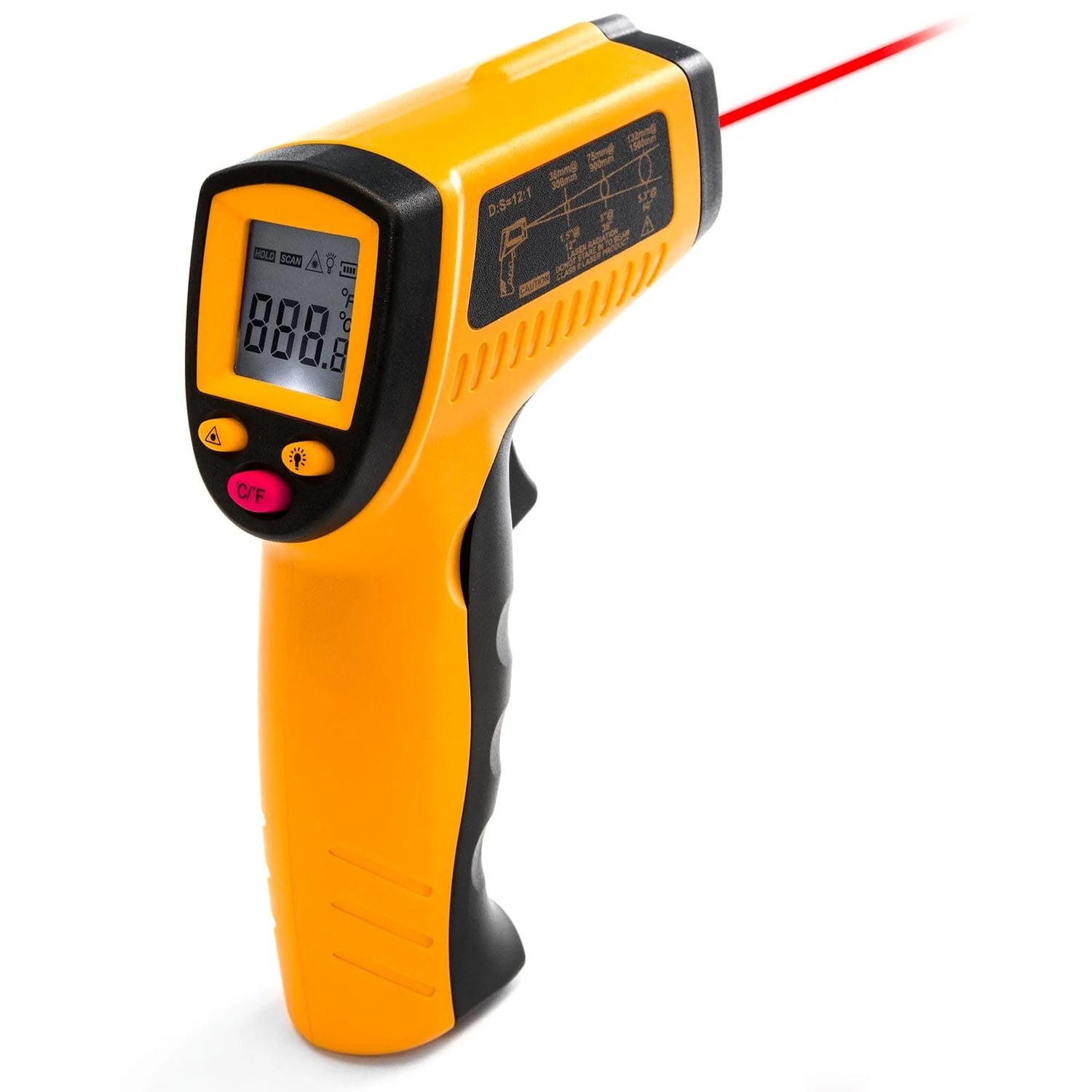 Digital Infrared Thermometer 380, No Touch Digital Laser Temperature Gun for Cooking/BBQ/Meat, For gifts