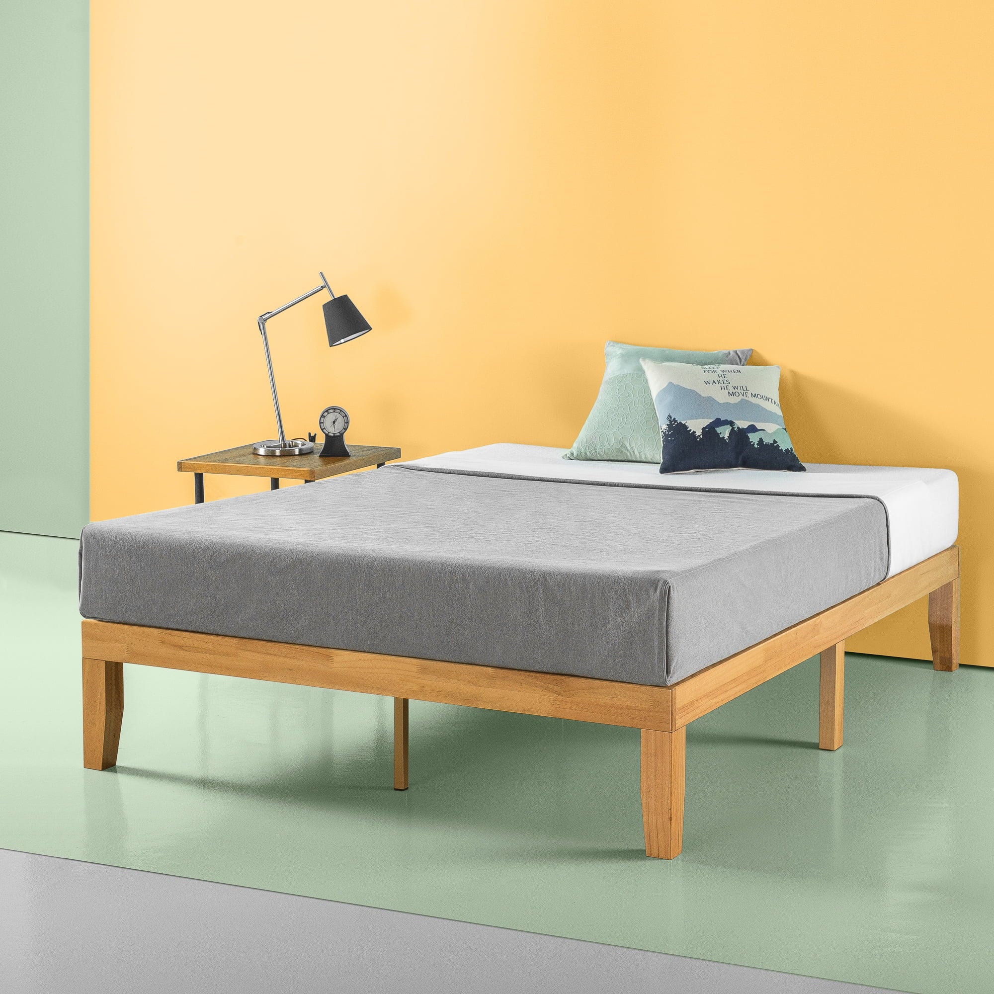 Zinus Moiz 14" Wood Platfrom Bed, Queen