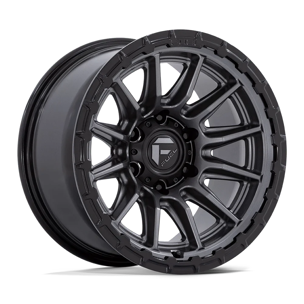 Fuel 1PC Cast Aluminum Wheel D866 22x10 6x5.5 M-GNMTL BLK-LP -18mm, FC866AB22106818N