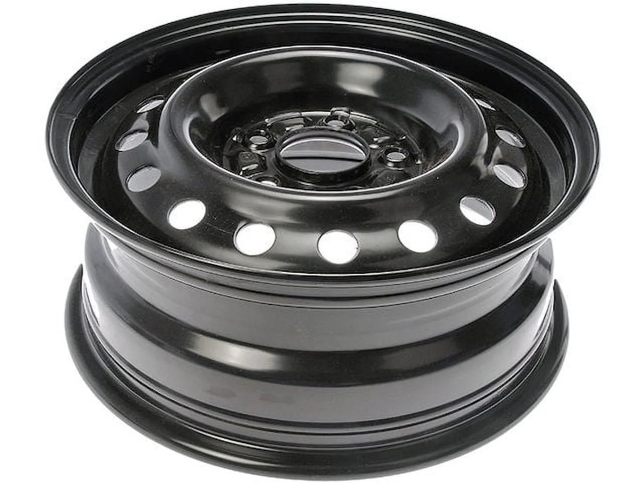 Steel Wheel - Black - 15 Inch - Compatible with 2011 - 2016 Hyundai Elantra 2012 2013 2014 2015