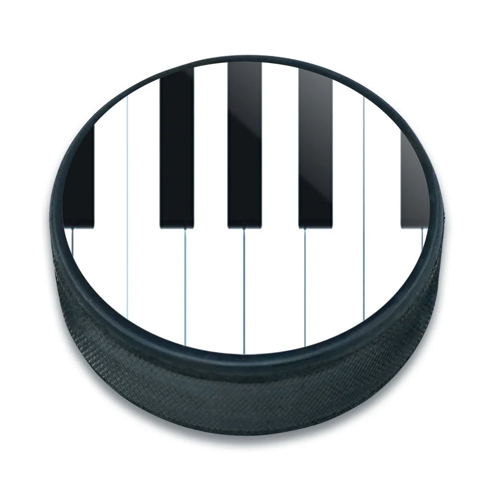 Piano Keys Music Ice Hockey Puck
