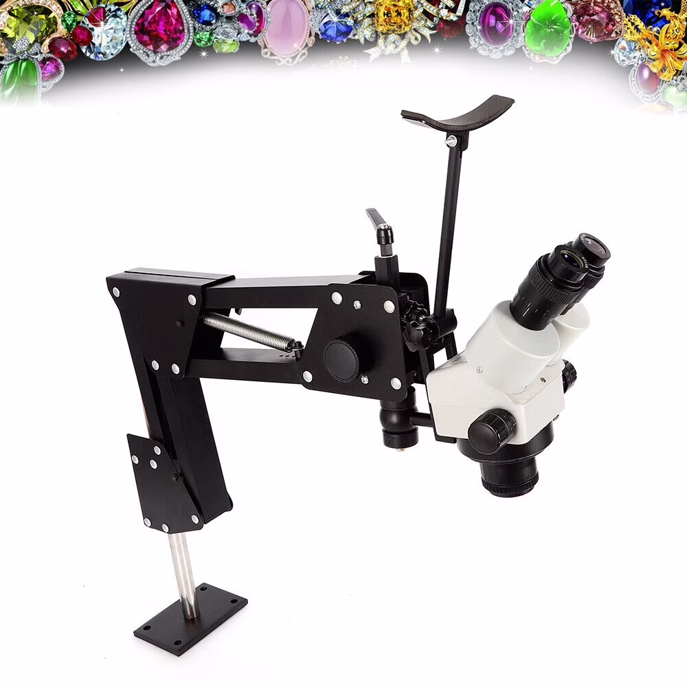 270�� Multi-Directional Microscope Gem Diamond Setting Machine Jewelry Making Tool