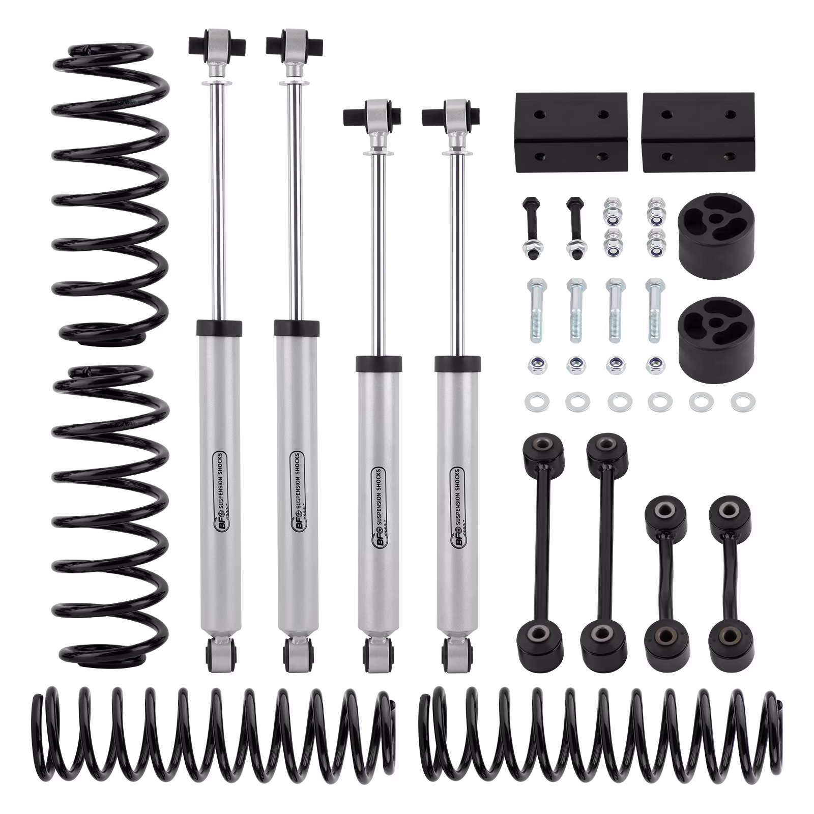 BFO 2.5" Lift Kit w/ Shocks For Jeep Wrangler JL Unlimited Rubicon 4WD 2018-2022