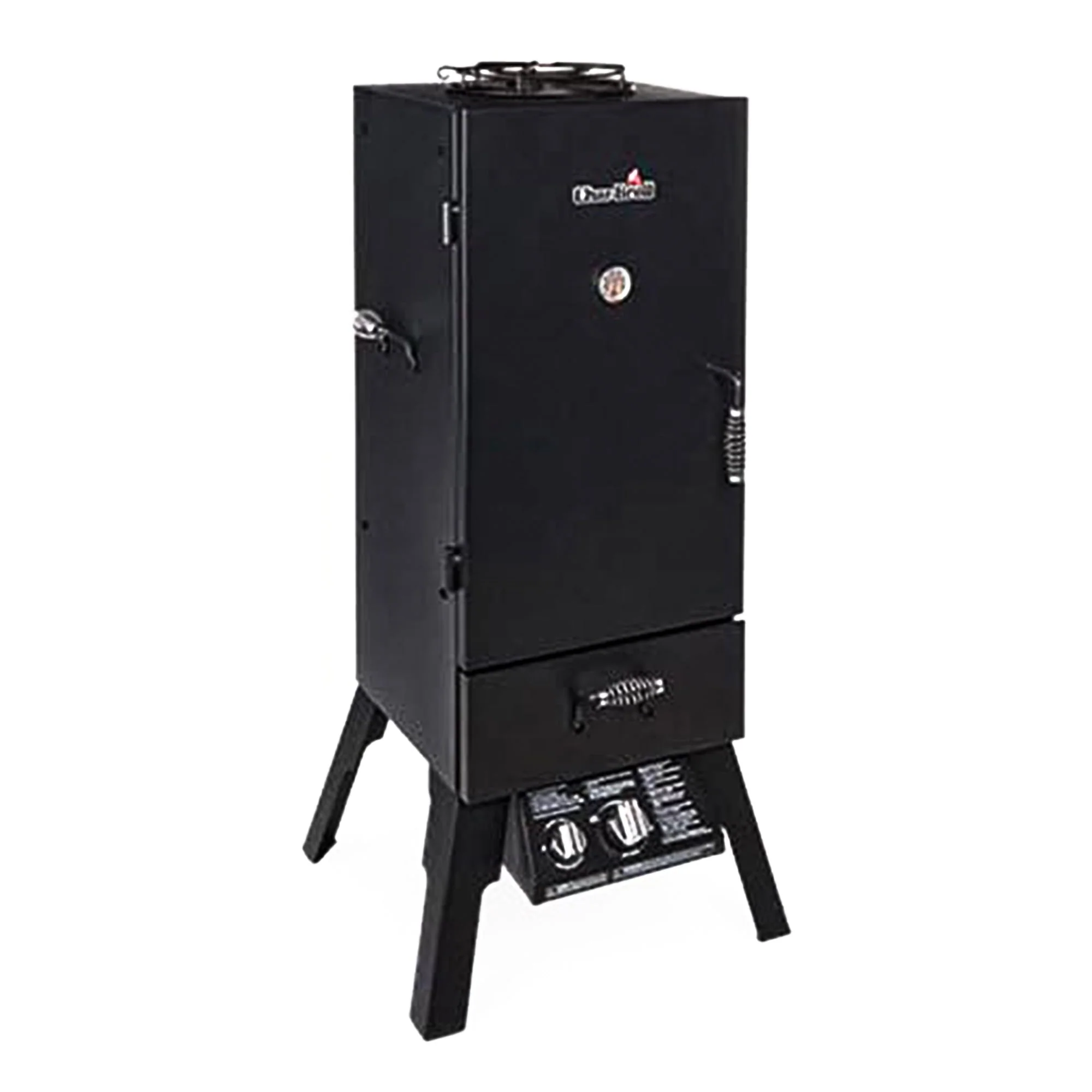 Char-Broil Vertical 45 Inch Liquid Propane Outdoor Steel Gas Smoker, Black
