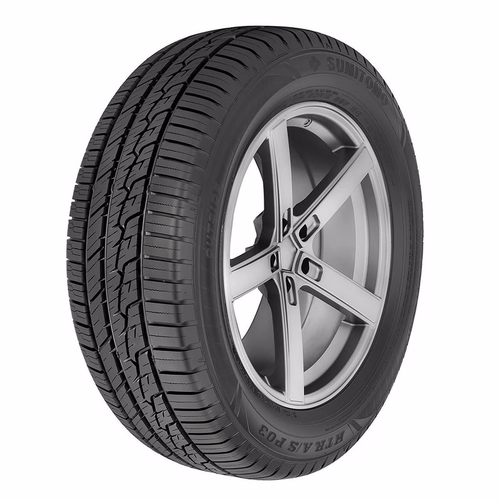 Set of 4 Sumitomo HTR A/S P03 245/60R18 105H Tires Fits: 2011-19 Ford Explorer XLT, 2016-21 Honda Pilot EX-L