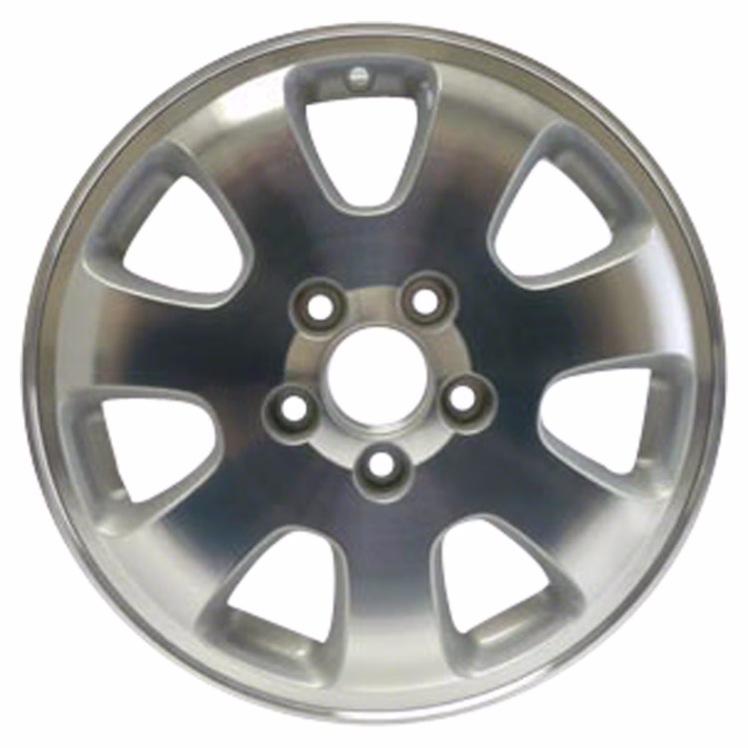 Pre-Owned Original Equipment Machined and Painted Silver Aluminum Wheel 16 x 6.5 42700S0XA81 fits 2002-2004 Honda Odyssey (Good)