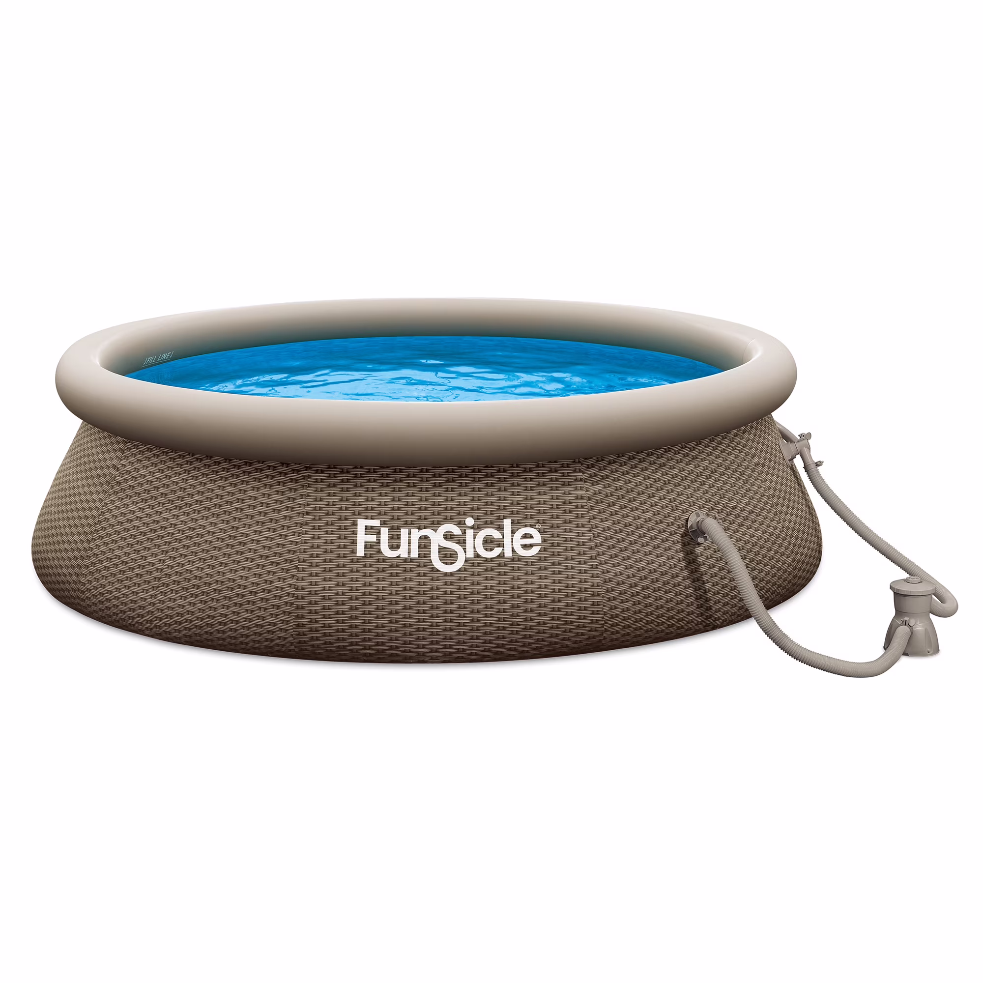 Funsicle 10ft x 30in Round QuickSet Designer Above Ground Pool, Age 6 & up