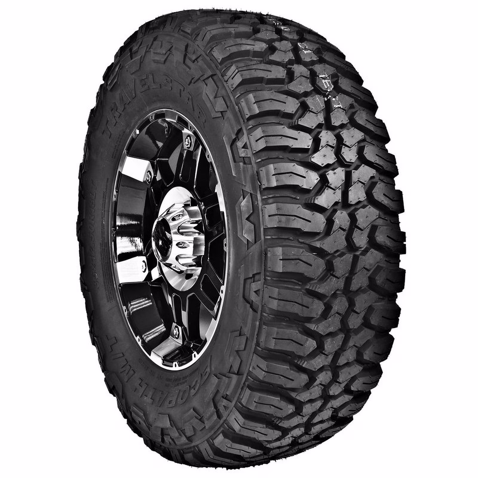Travelstar EcoPath M/T 35X12.50R20 12 PR Load Range F 125Q SUV Light Truck Mud Terrain Tire 35/12.50/20 (Tire Only)