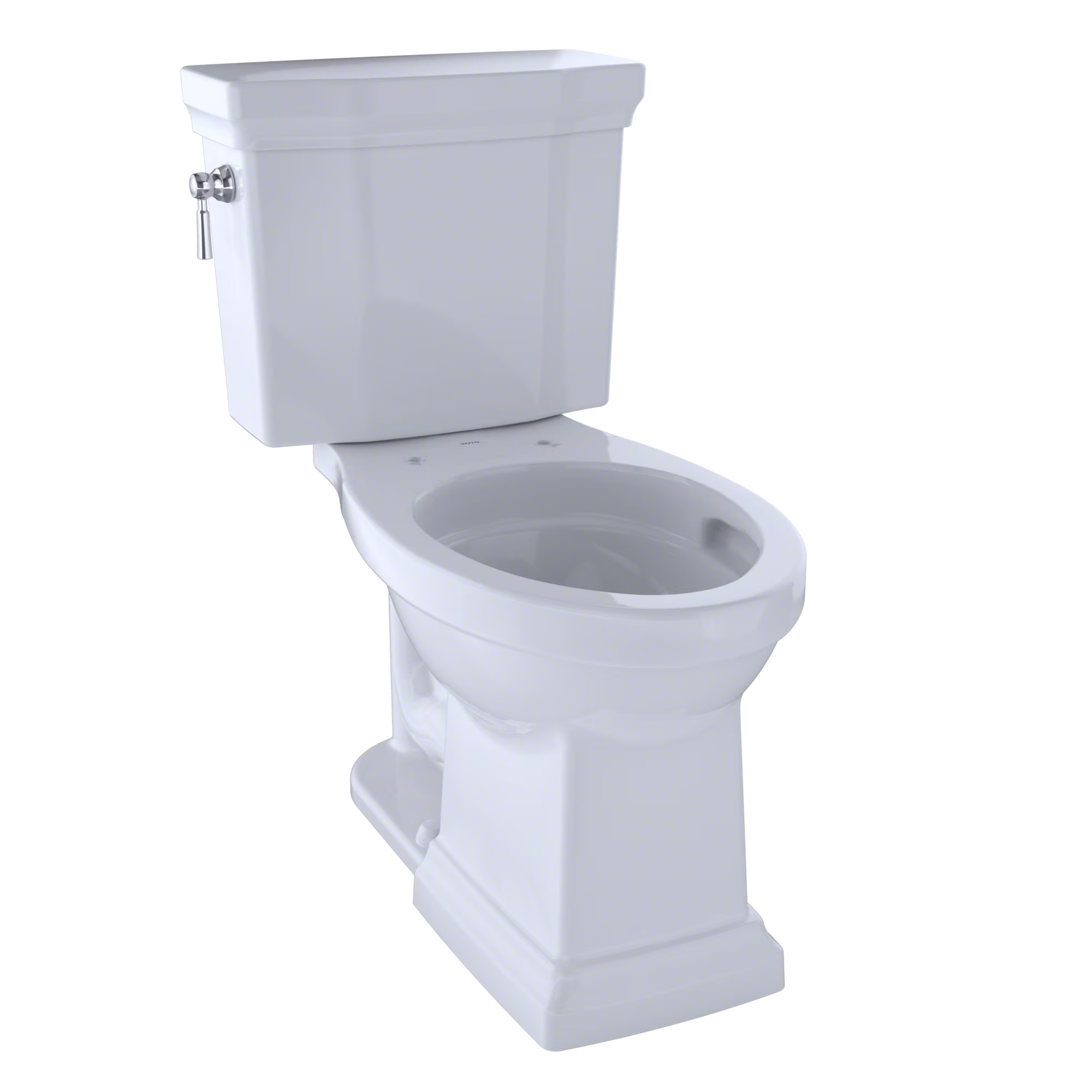 TOTO CST404CUFG#01 Promenade II 1G Two-Piece Elongated 1.0 GPF Universal Height Toilet with CeFiONtect