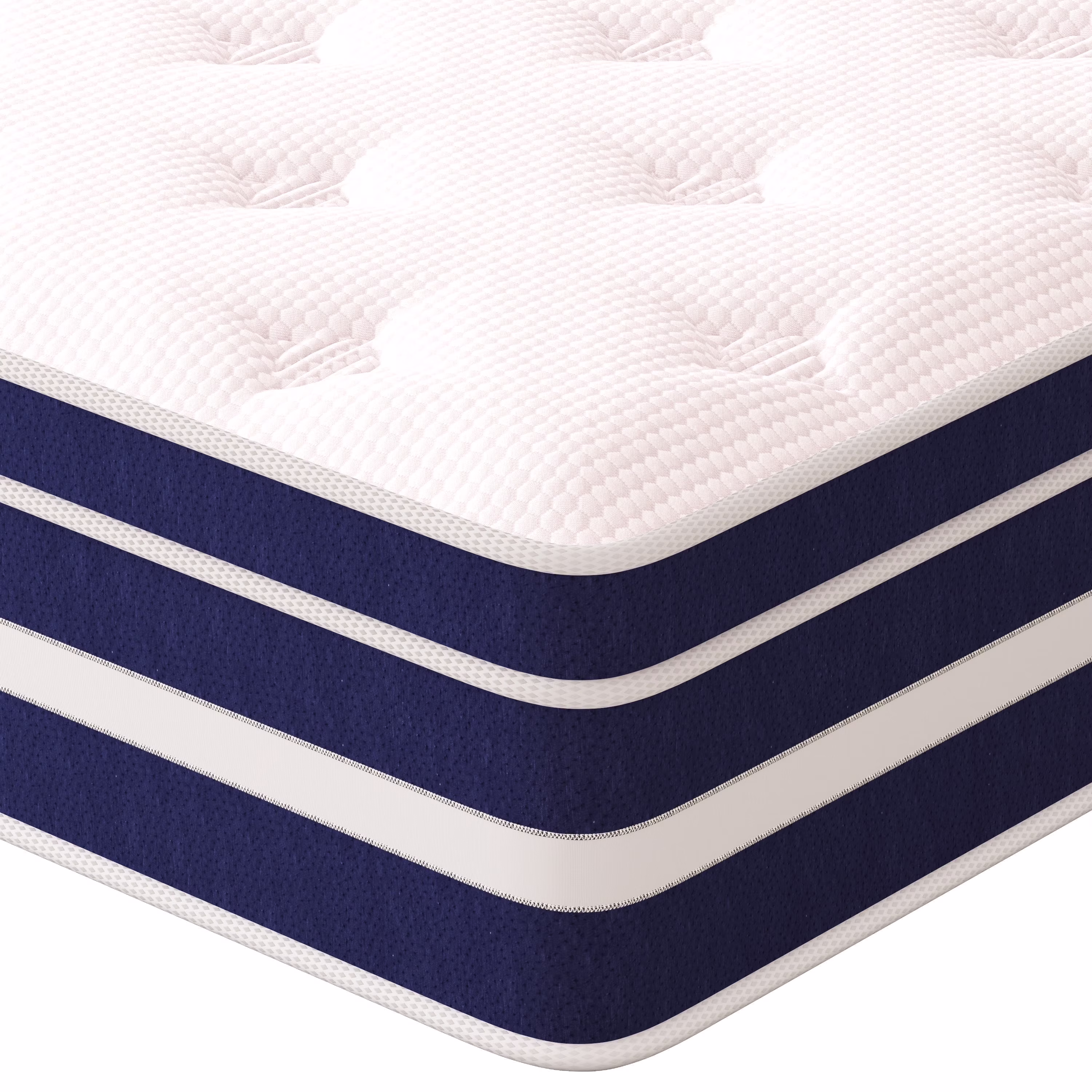 GUUKIN 12 inch Queen Mattress, Memory Foam & Spring Hybrid Medium Comfort Queen Size in a Box,Adult