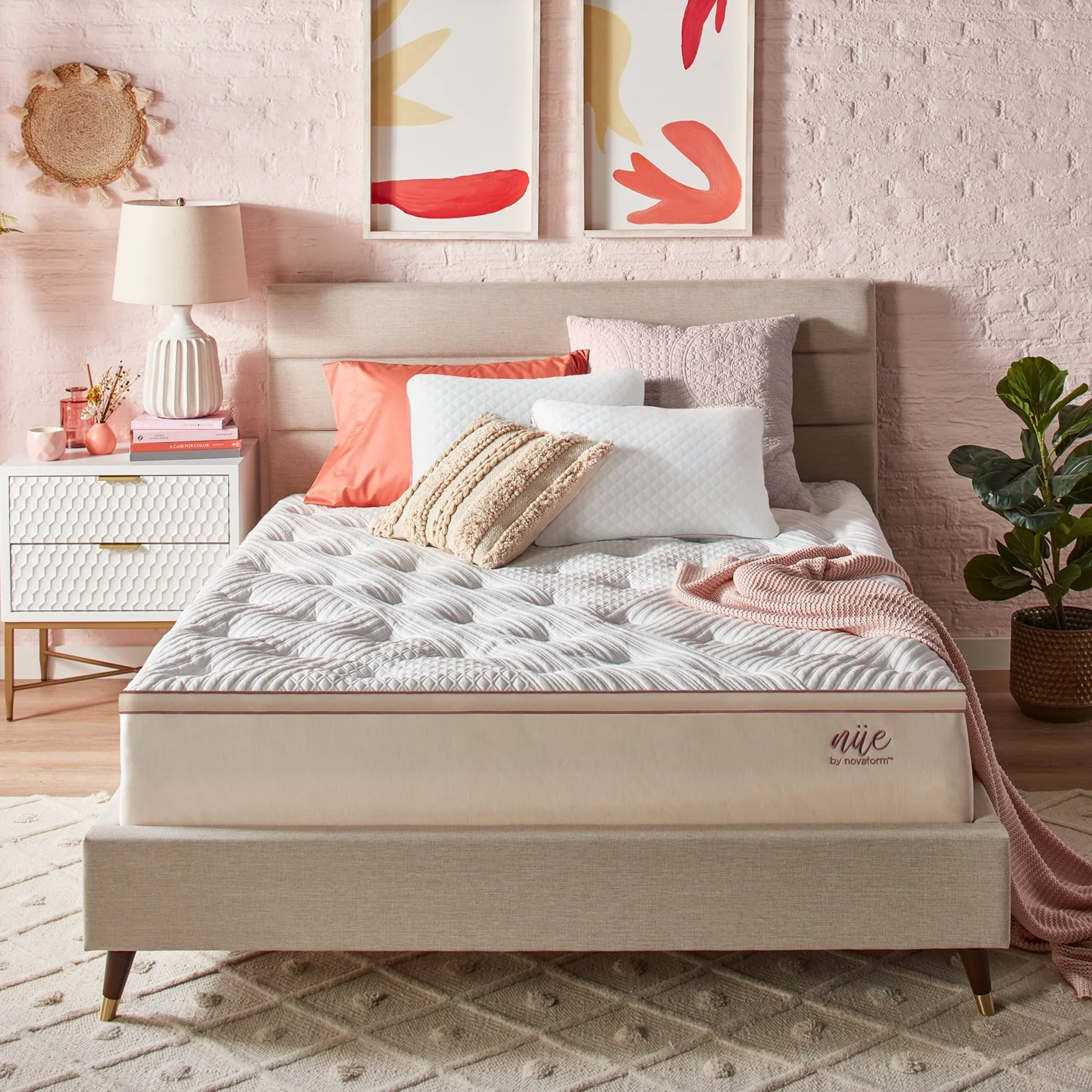 by Novaform Plush Pillowtop 12" Gel Memory Foam Mattress, Twin