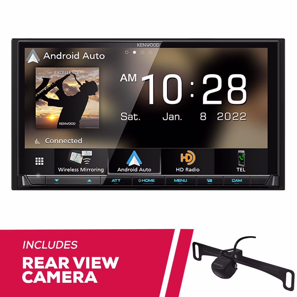 New Kenwood DMX908S 6.95" Digital Multimedia w/ License Plate Backup Camera