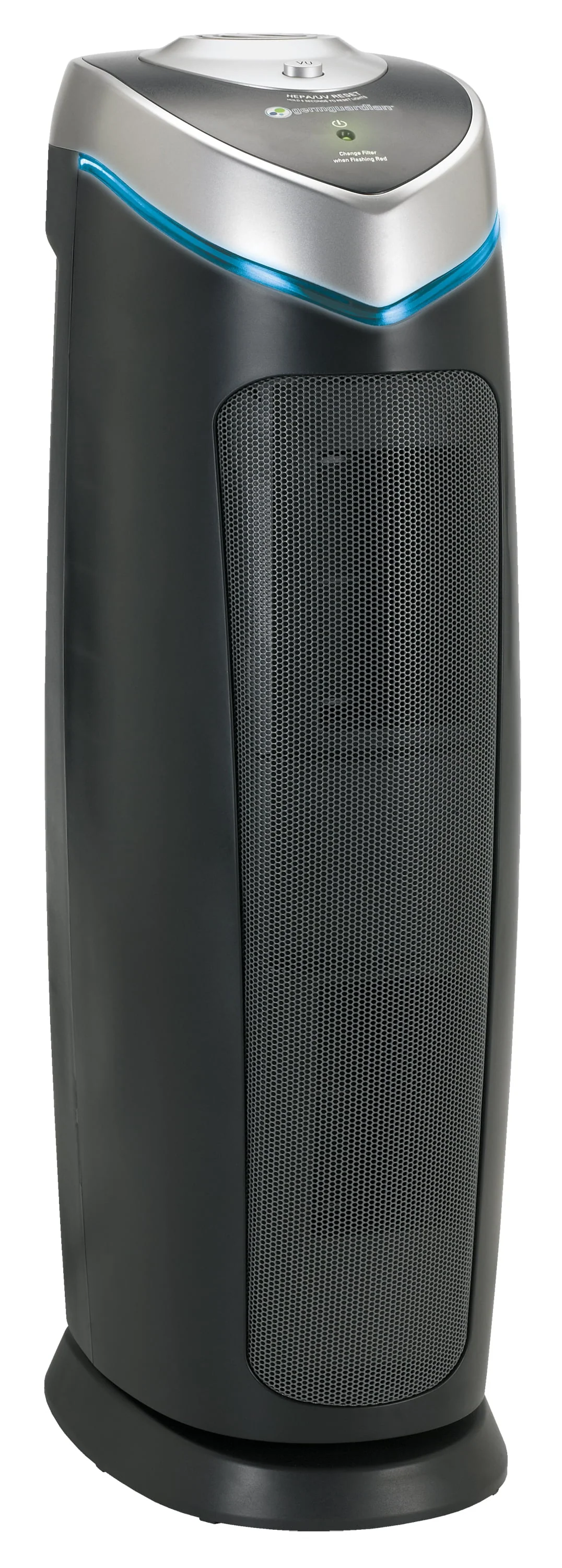 Germ Guardian Tower Air Purifier with HEPA Filter and UV-C Light Sanitizer, Gray, AC4825E