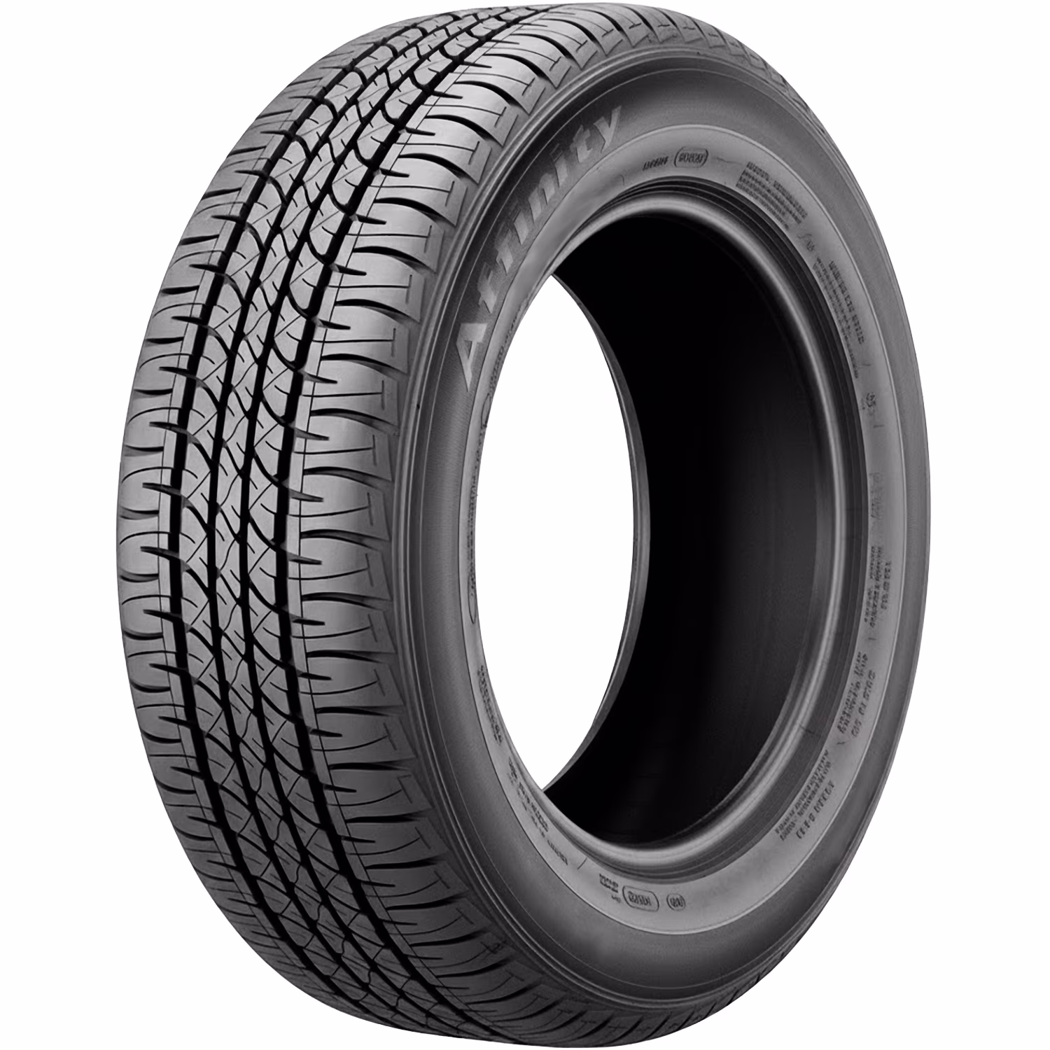 Set of 4 (FOUR) Firestone Affinity Touring S4 Fuel Fighter 205/65R16 95H All Season Tires Fits: 2016-21 Chevrolet Malibu L, 2013-17 Honda Accord LX