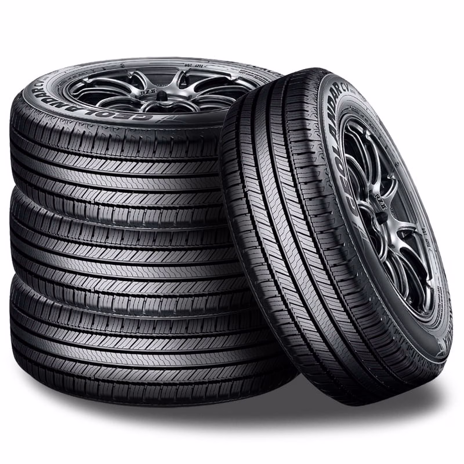 4 Yokohama Geolandar CV G058 245/60R18 105V All Season 65000 Mi Warranty CUV SUV 110105847 / 245/60/18 / 2456018