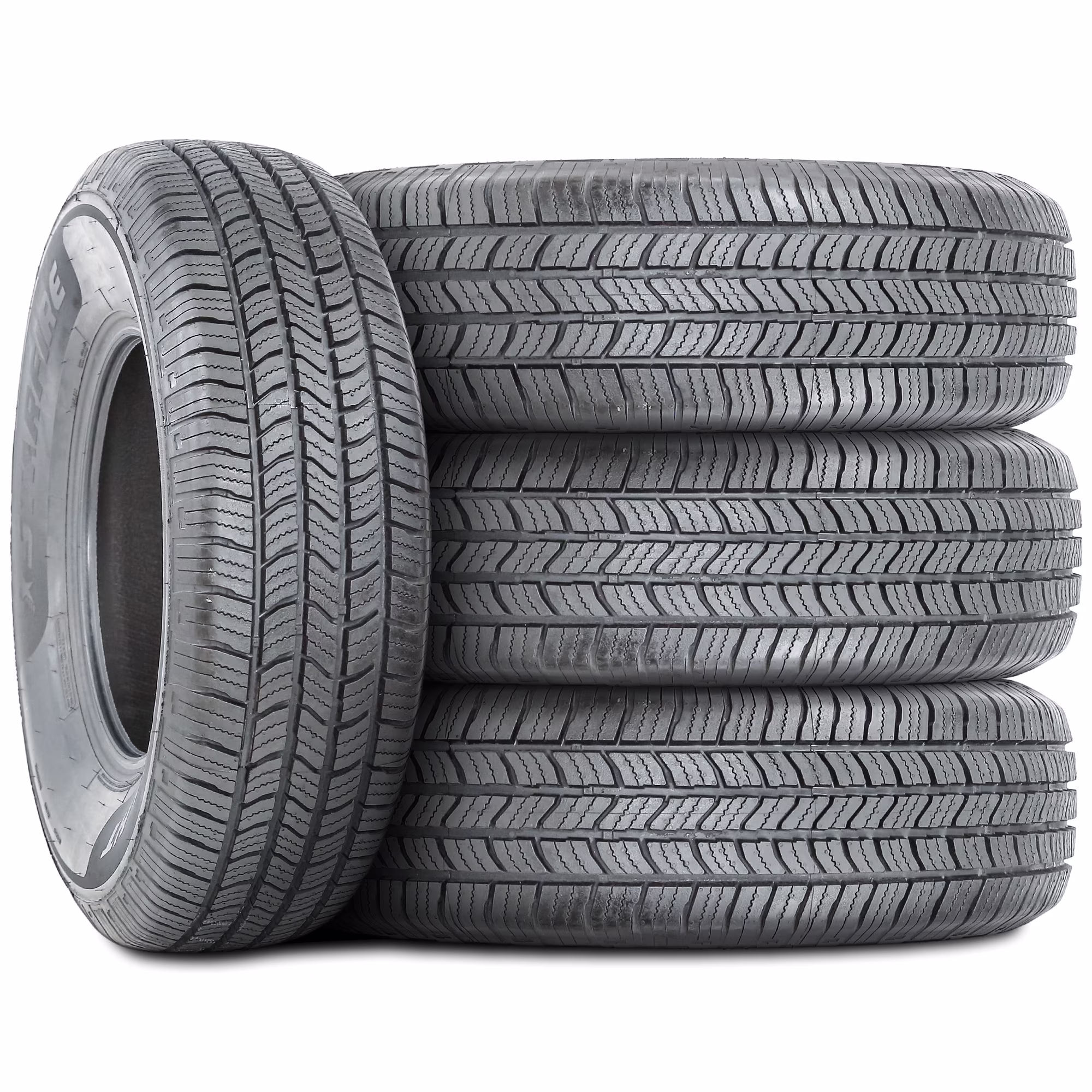Set of 4 (FOUR) Starfire Solarus HT 275/55R20 117H XL A/S All Season Tires Fits: 2007-08 Toyota Tundra Limited, 2015 Ford F-150 Lariat
