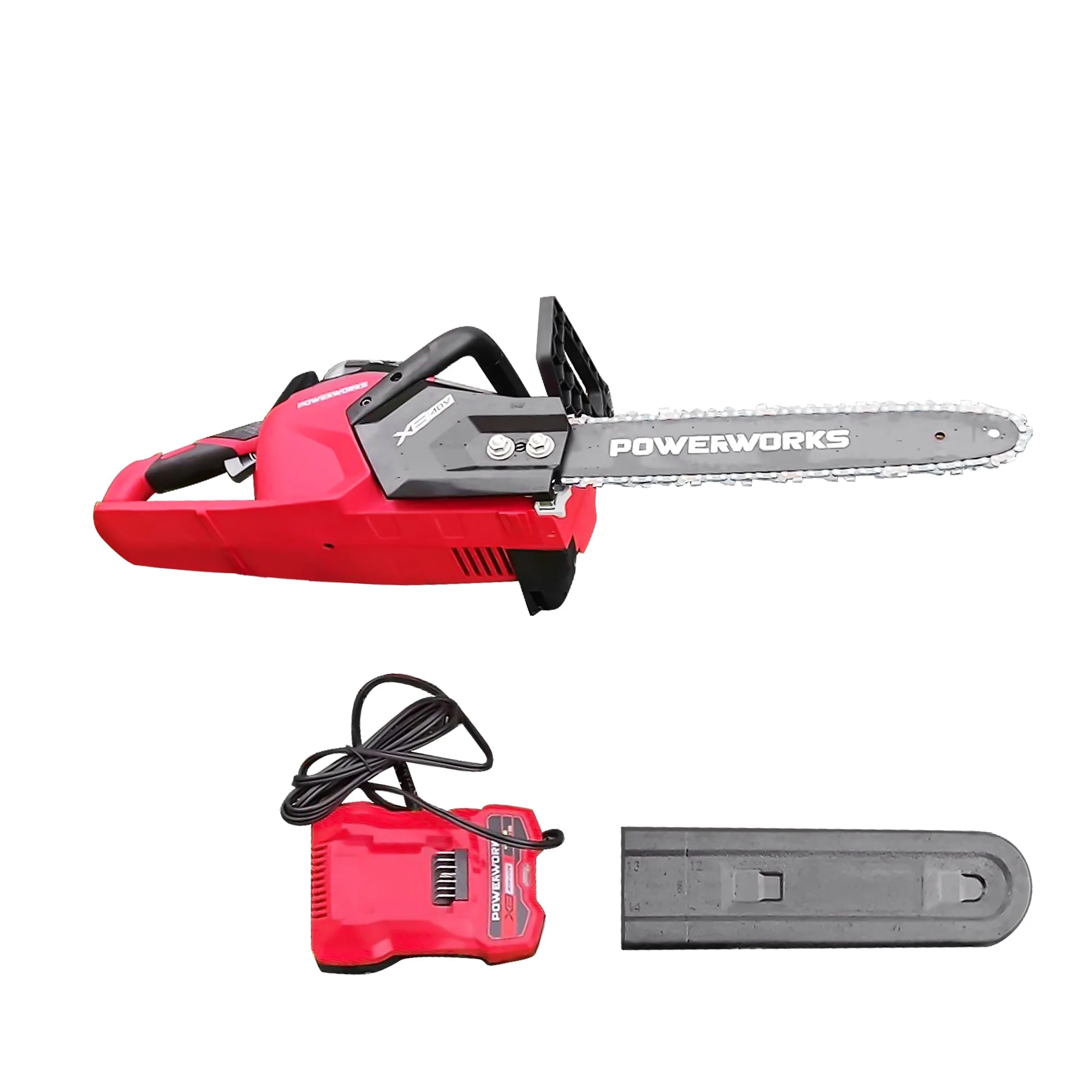 POWERWORKS XB 40V 14 inch Cordless  Chainsaw, 4.0Ah Battery and Charger Included