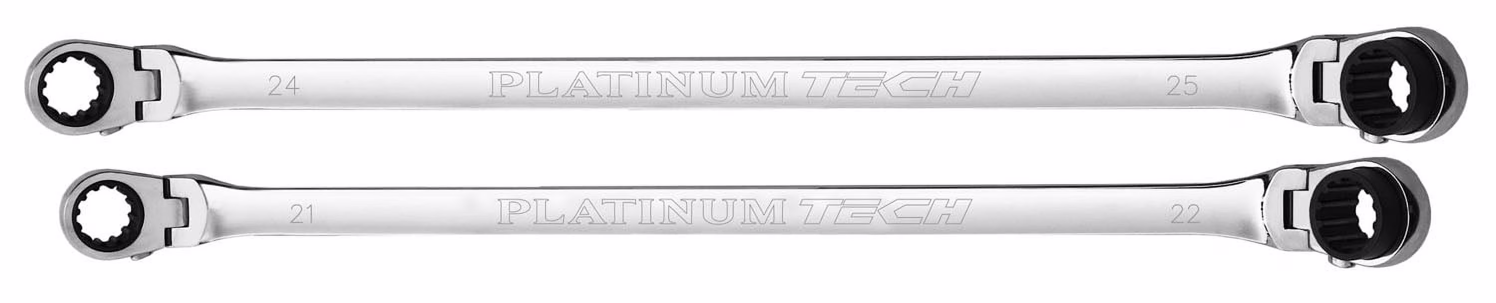 2 Pc. X-Long Ratcheting Wrench Set 4 Metric Sizes 99652