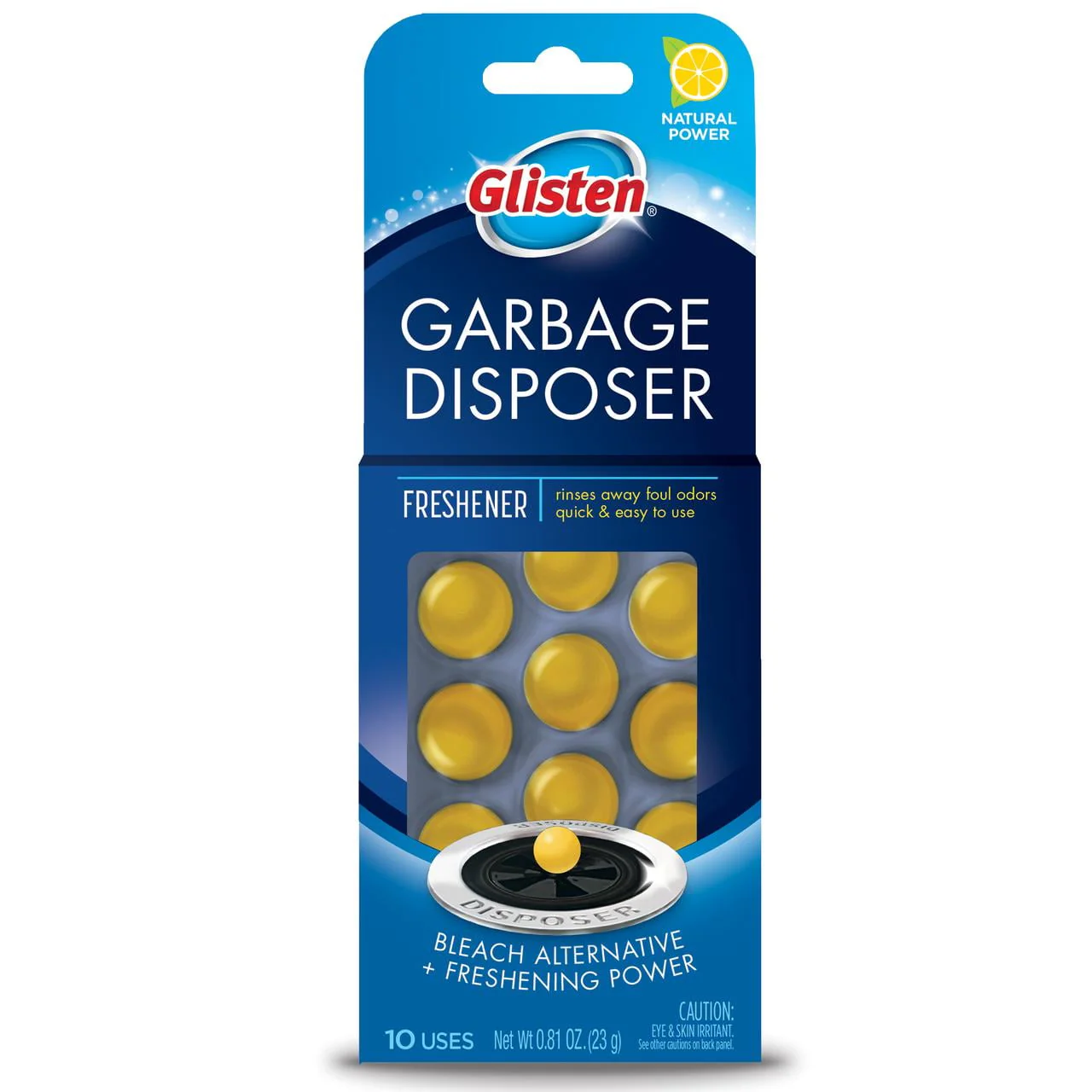 Glisten Disposer Care Freshener Pods, 10 Pack
